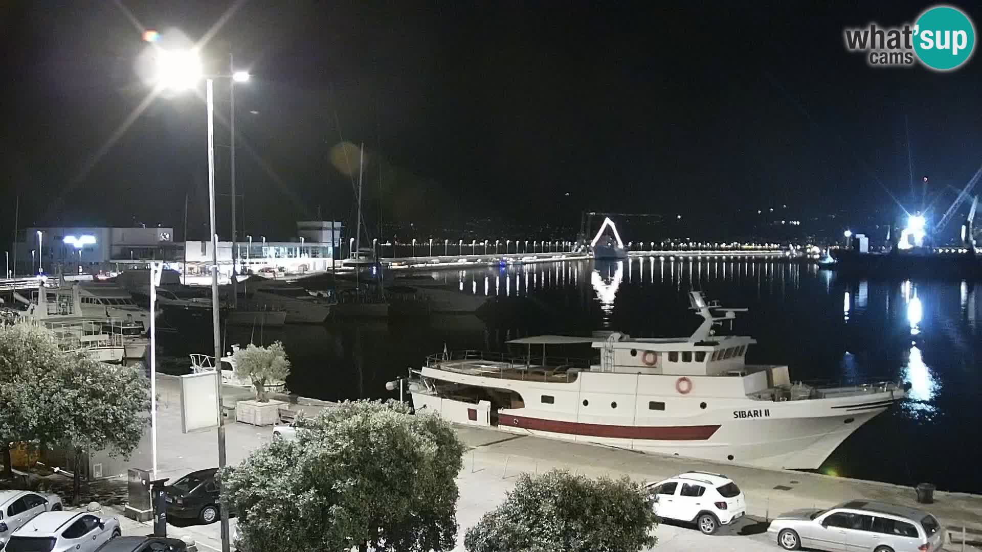 The Riva and Marina in Rijeka – Live Webcam Croatia