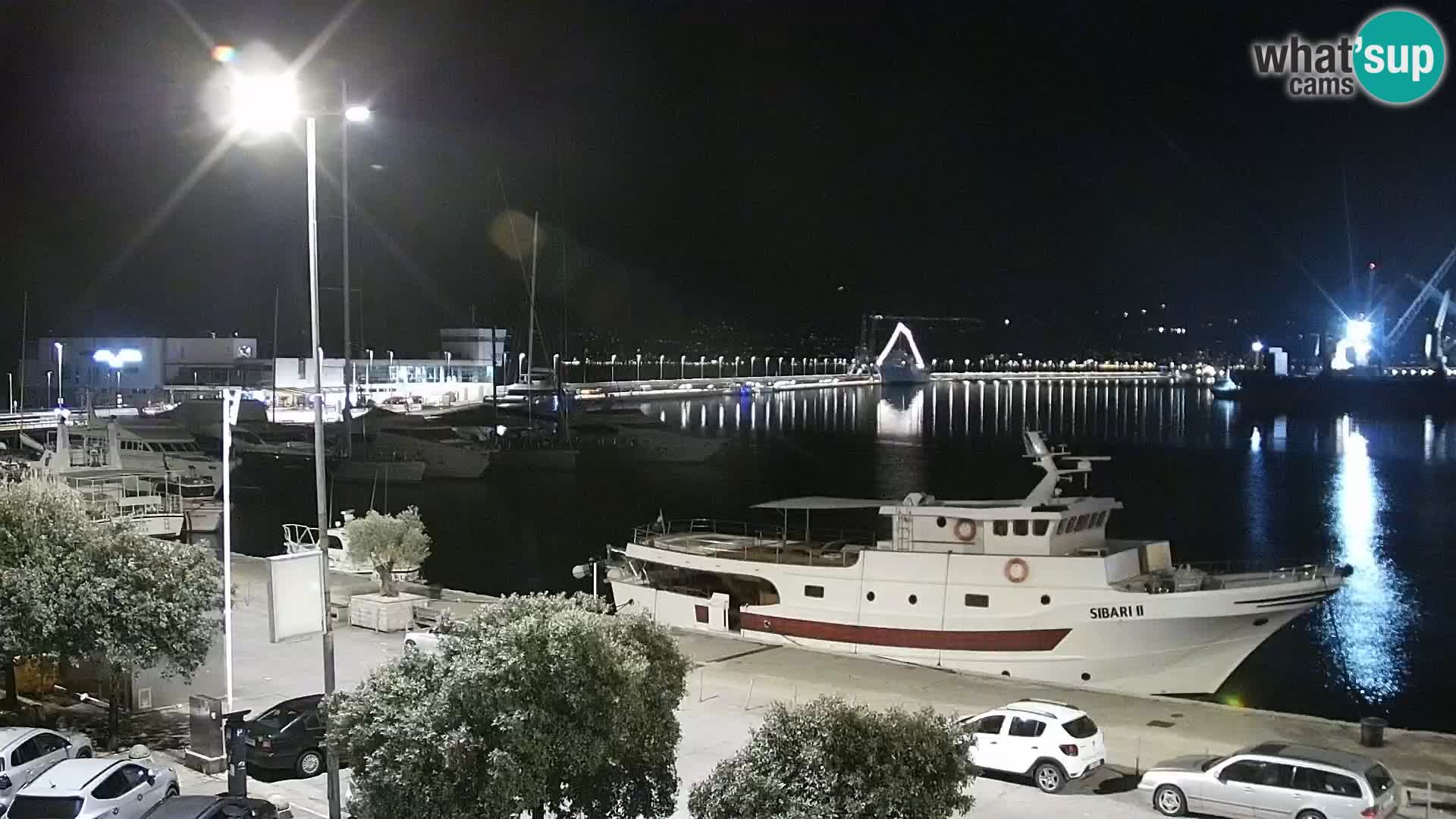 La Riva e la Marina a Rijeka (Fiume) – Live Webcam Croazia