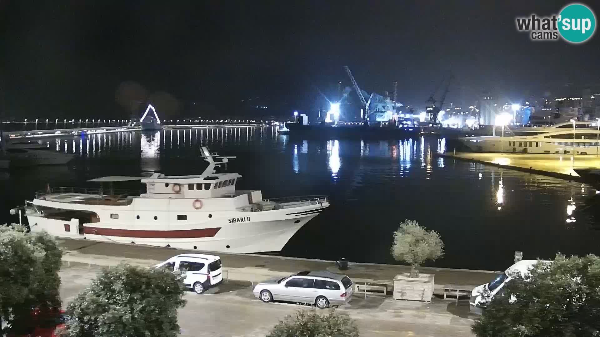 La Riva et Marina à Rijeka – Live Webcam Croatie