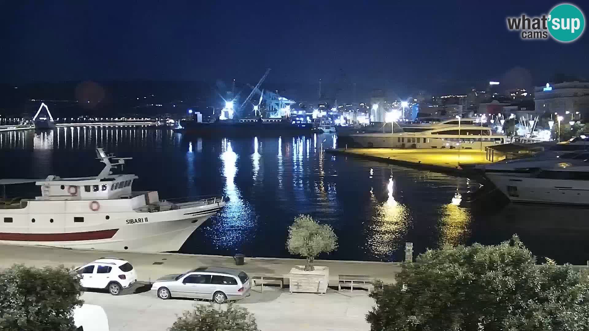 La Riva et Marina à Rijeka – Live Webcam Croatie