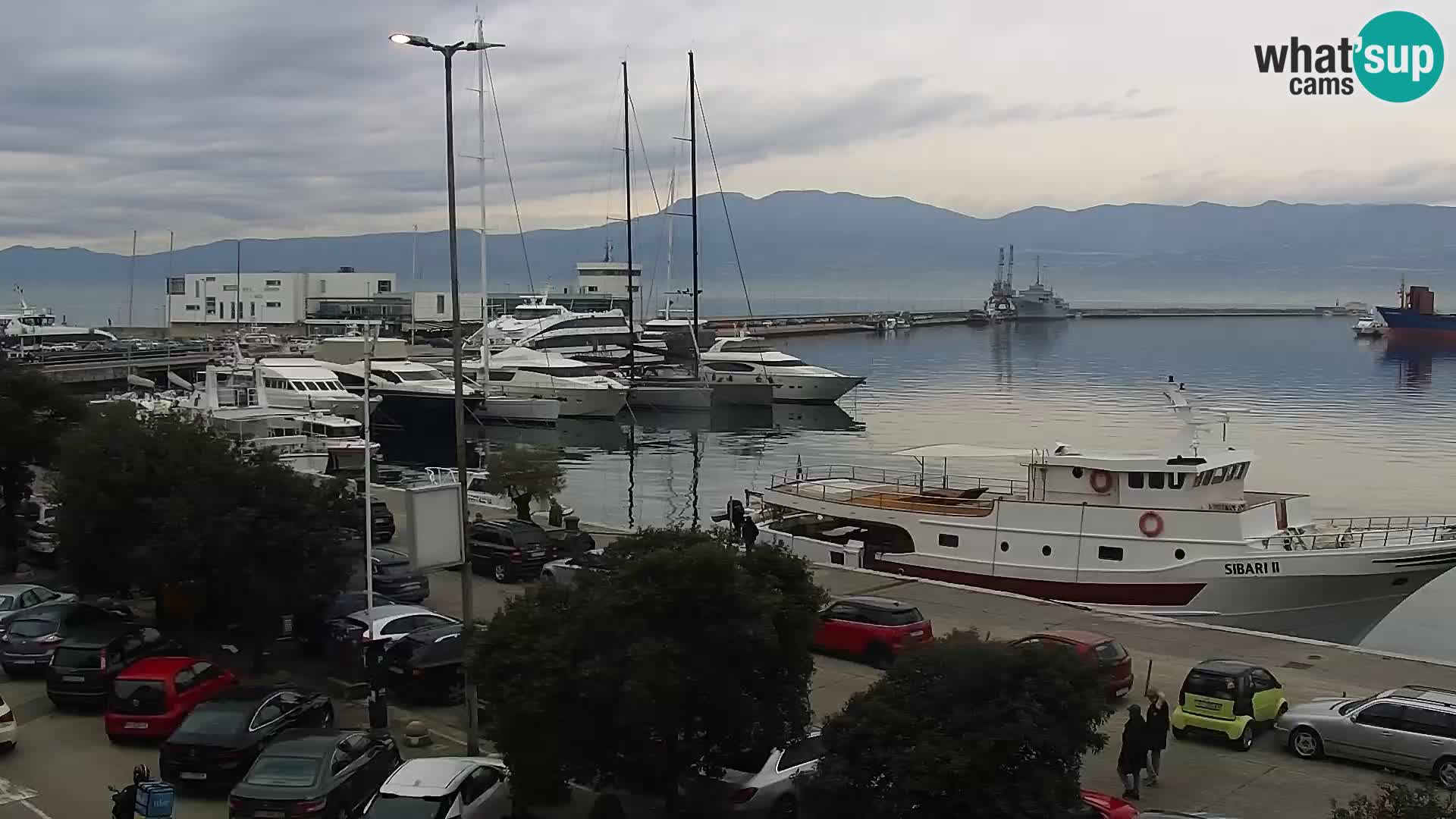 La Riva e la Marina a Rijeka (Fiume) – Live Webcam Croazia