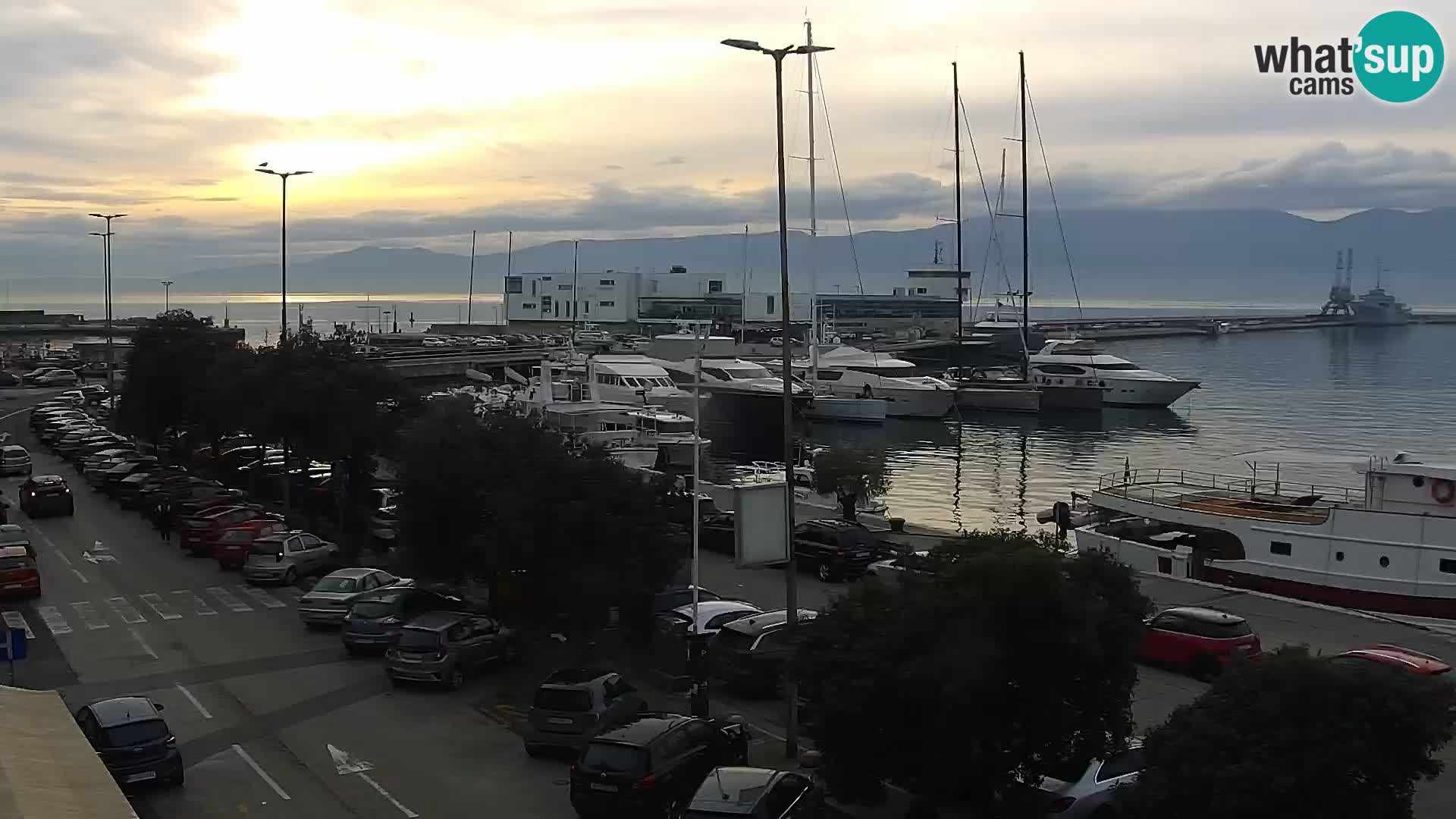 La Riva e la Marina a Rijeka (Fiume) – Live Webcam Croazia