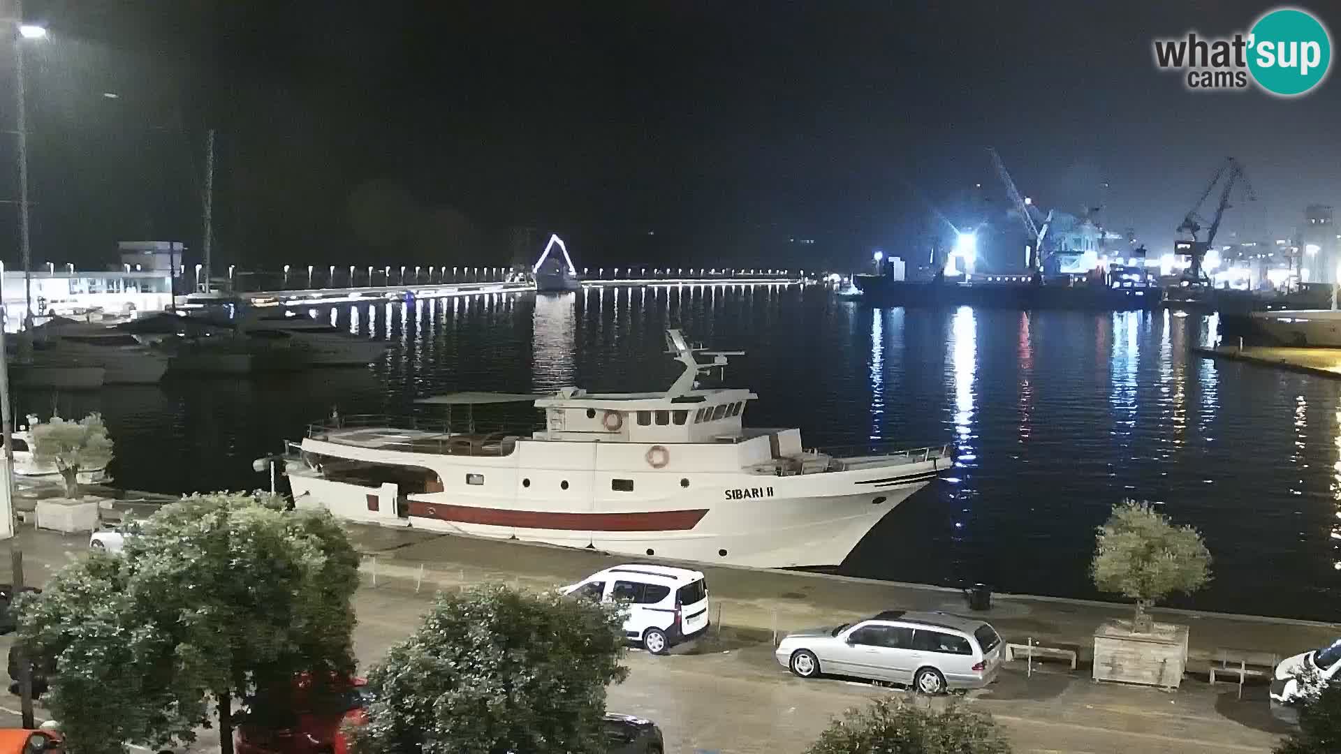 La Riva e la Marina a Rijeka (Fiume) – Live Webcam Croazia