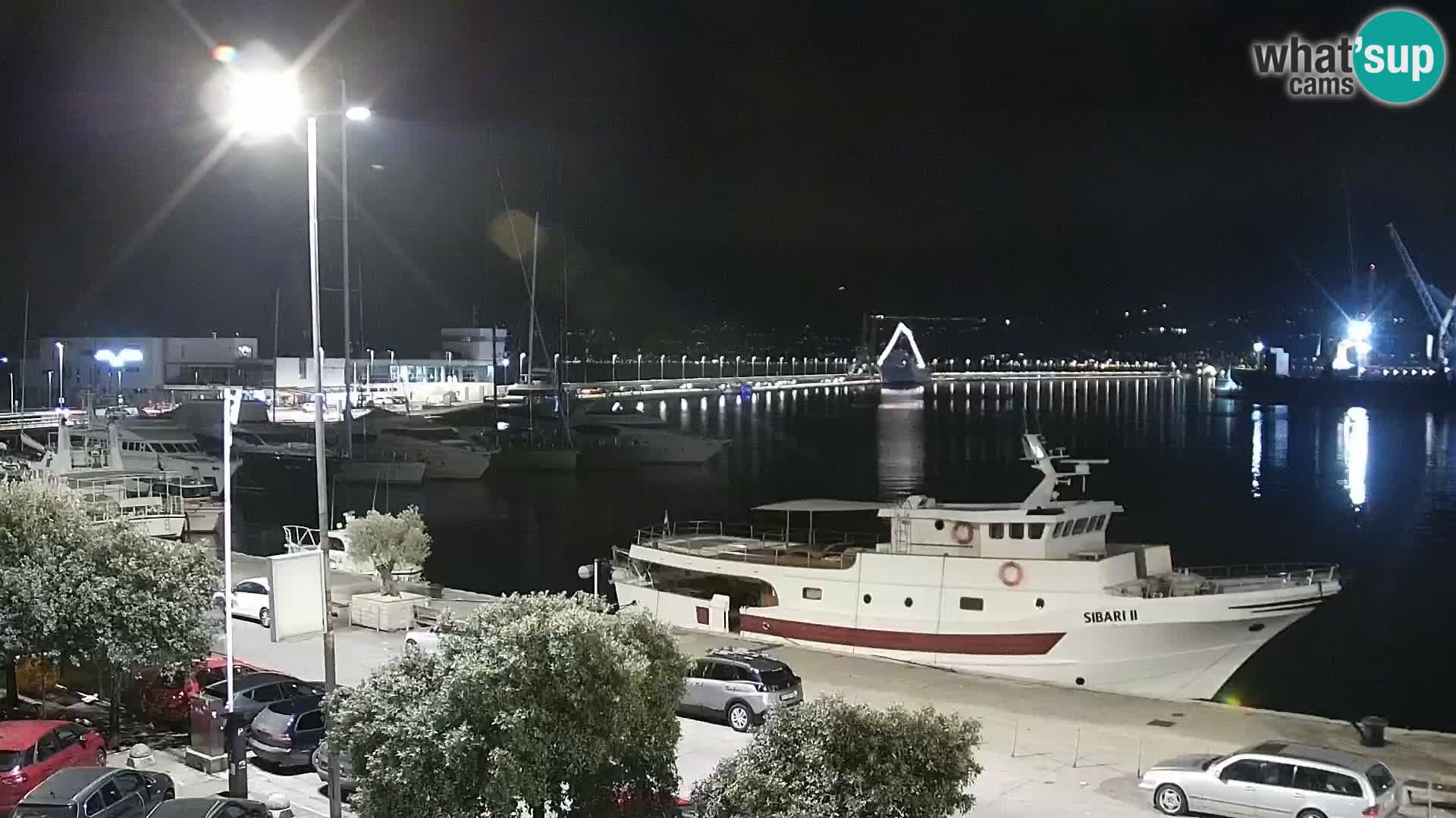 La Riva e la Marina a Rijeka (Fiume) – Live Webcam Croazia