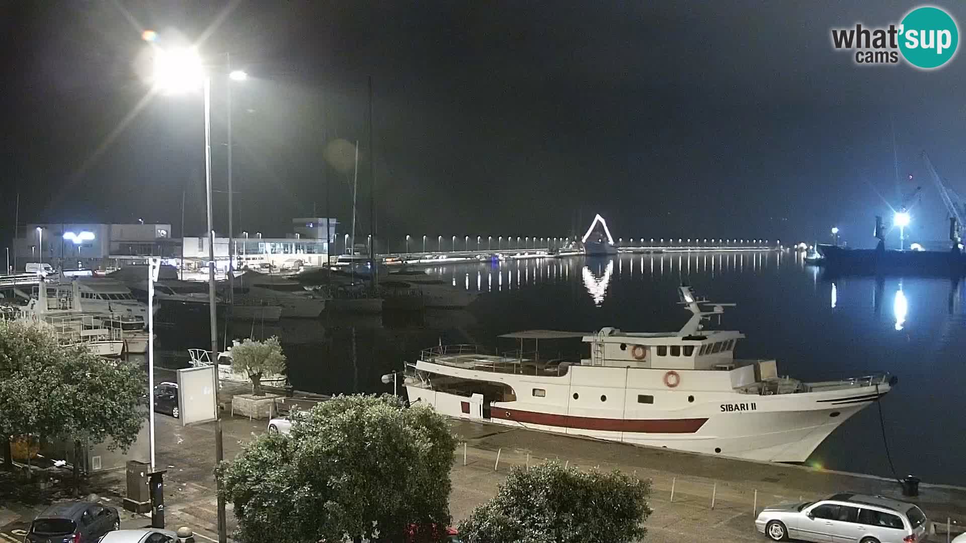 Die Riva und Marina in Rijeka – Live Webcam Kroatien