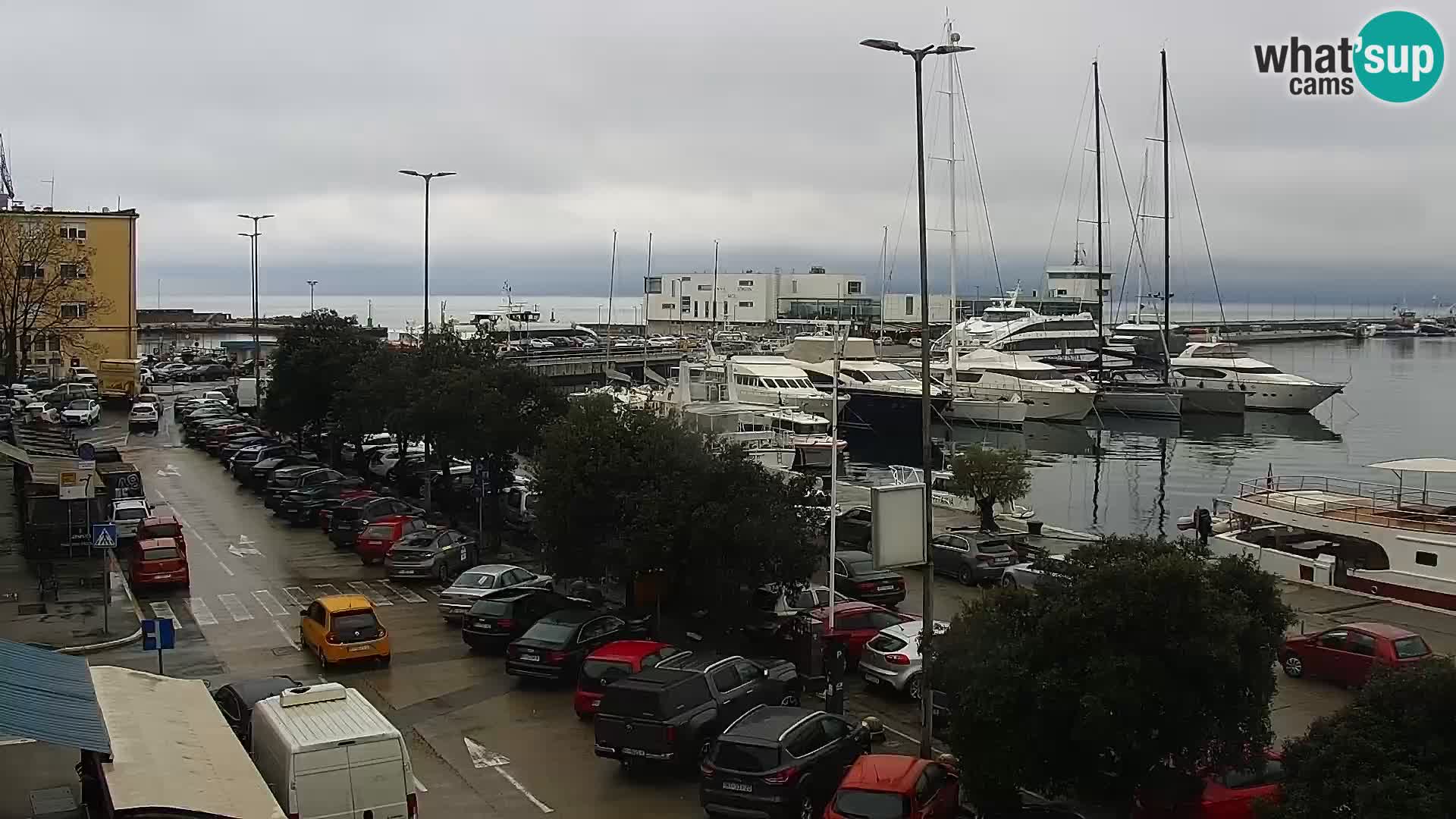 Riva i Marina u Rijeci – Web kamera uživo u Hrvatskoj
