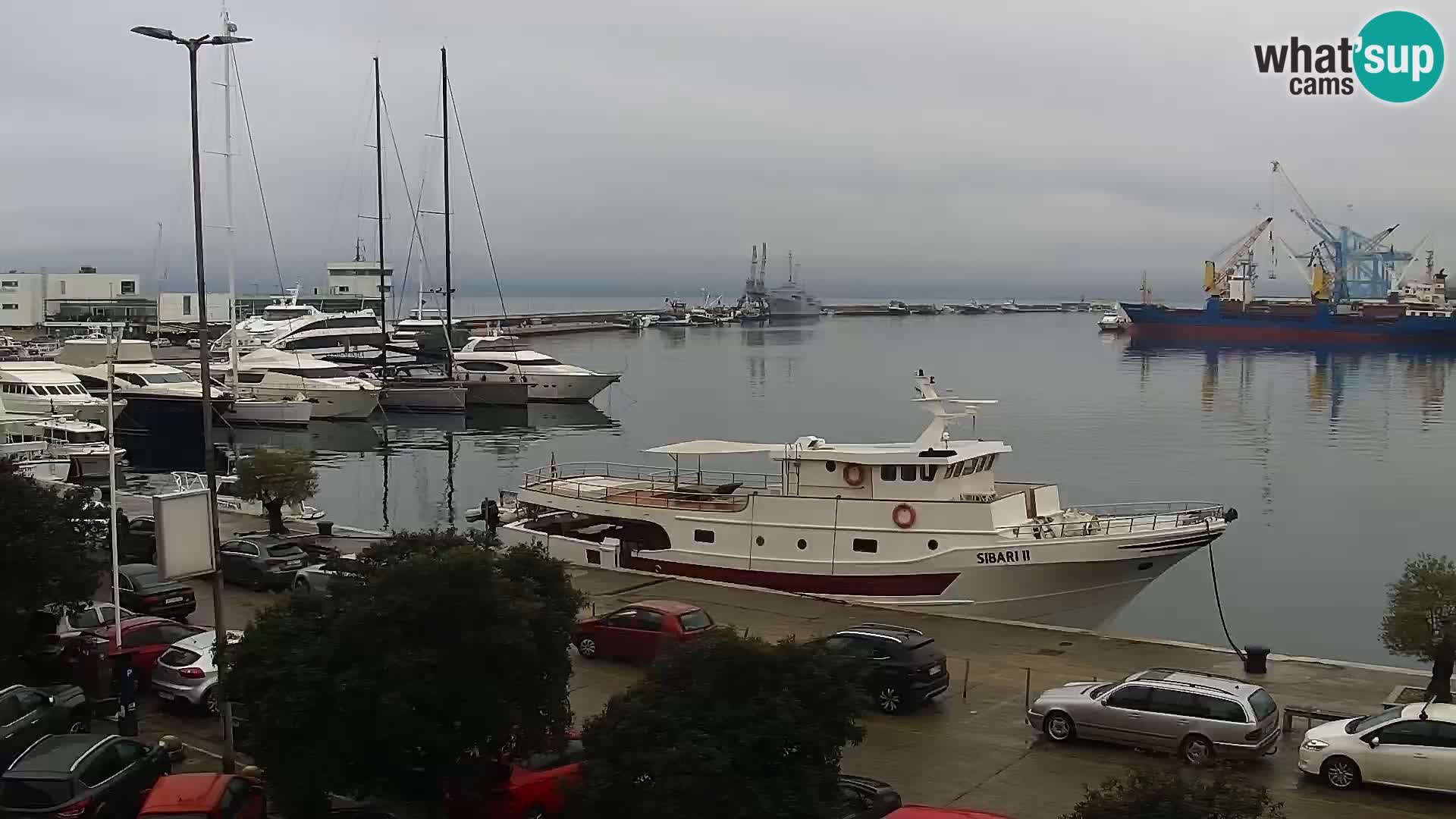 Die Riva und Marina in Rijeka – Live Webcam Kroatien