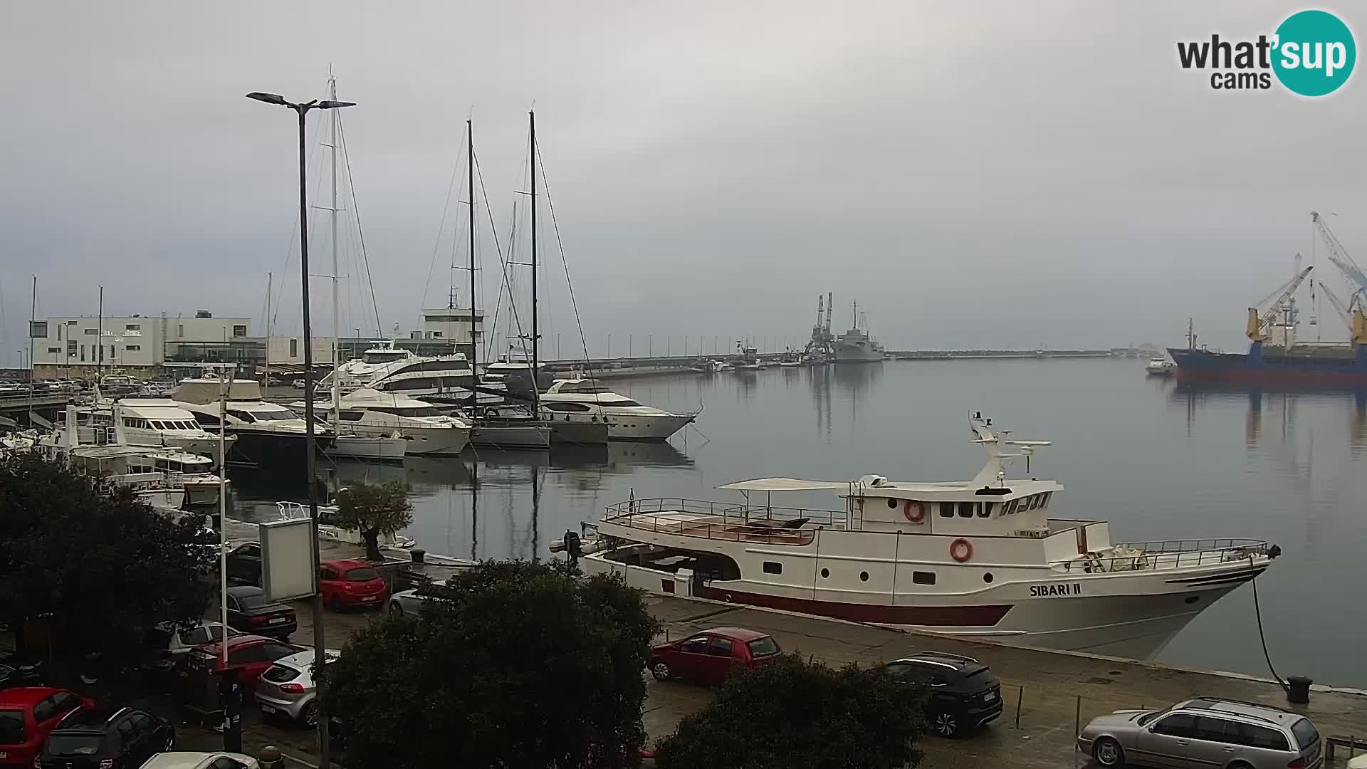 The Riva and Marina in Rijeka  – Live Webcam Croatia