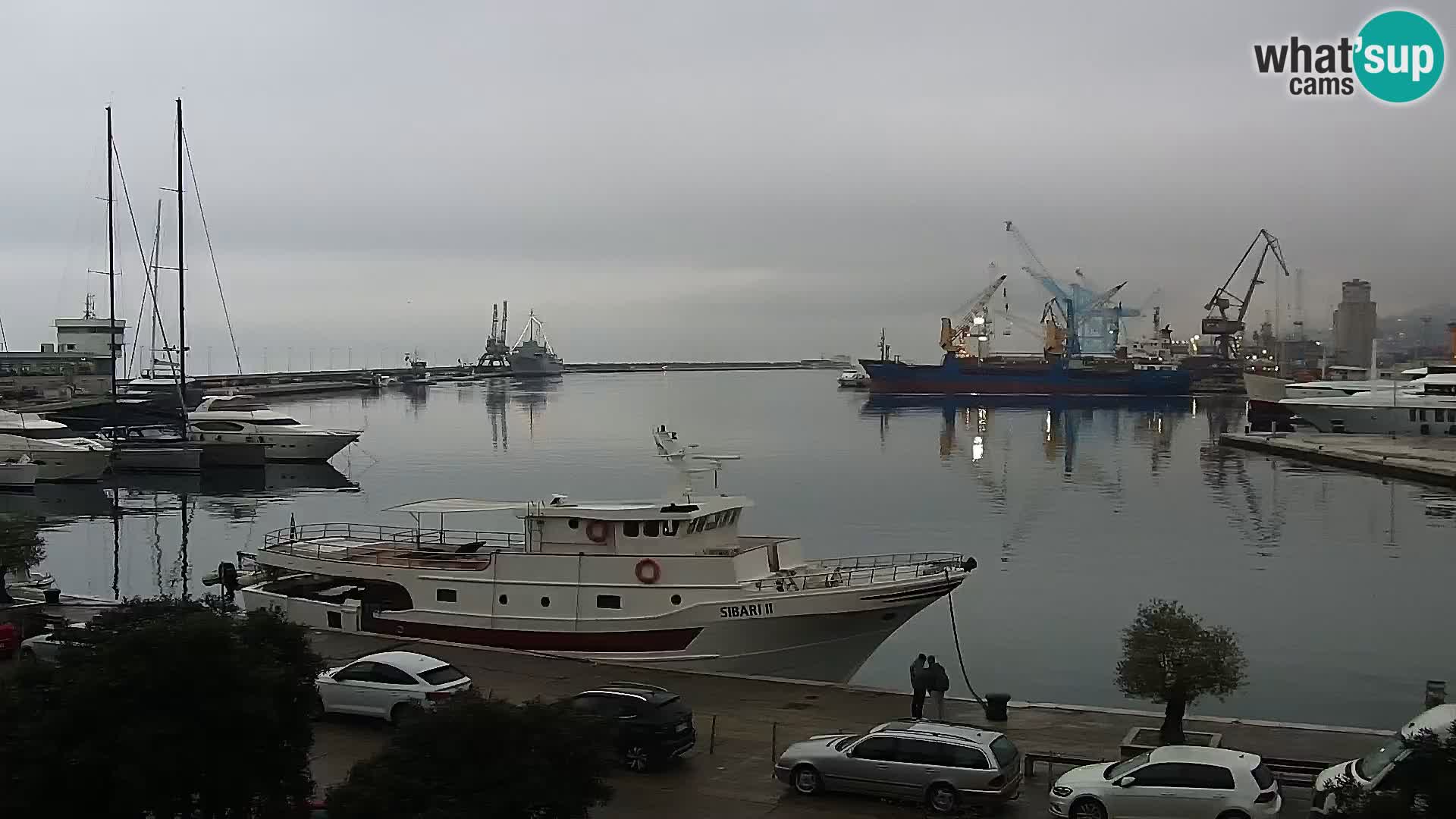 Riva i Marina u Rijeci – Web kamera uživo u Hrvatskoj
