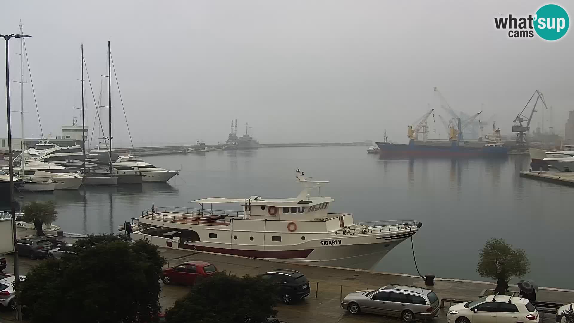 La Riva et Marina à Rijeka – Live Webcam Croatie