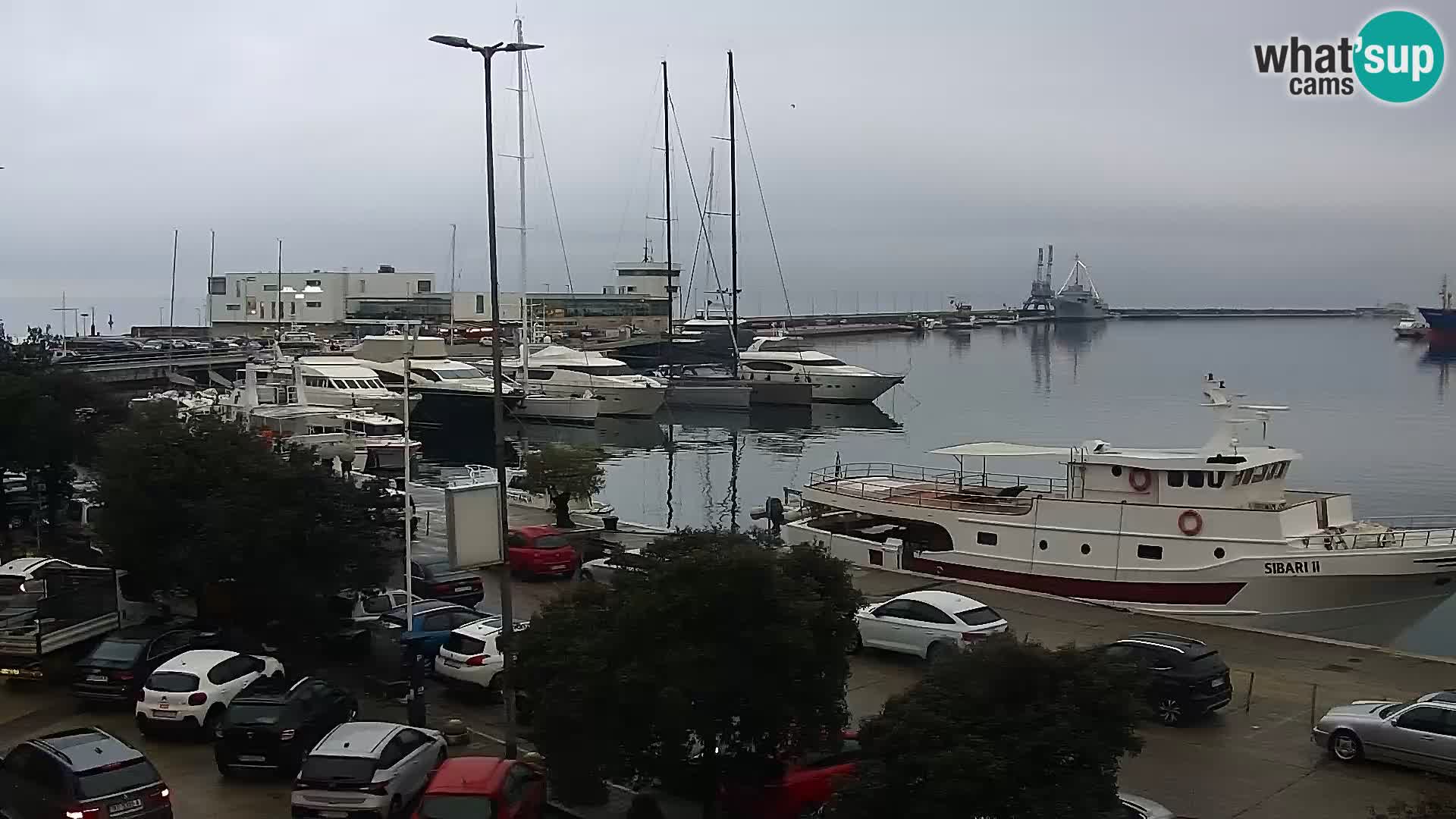 The Riva and Marina in Rijeka  – Live Webcam Croatia