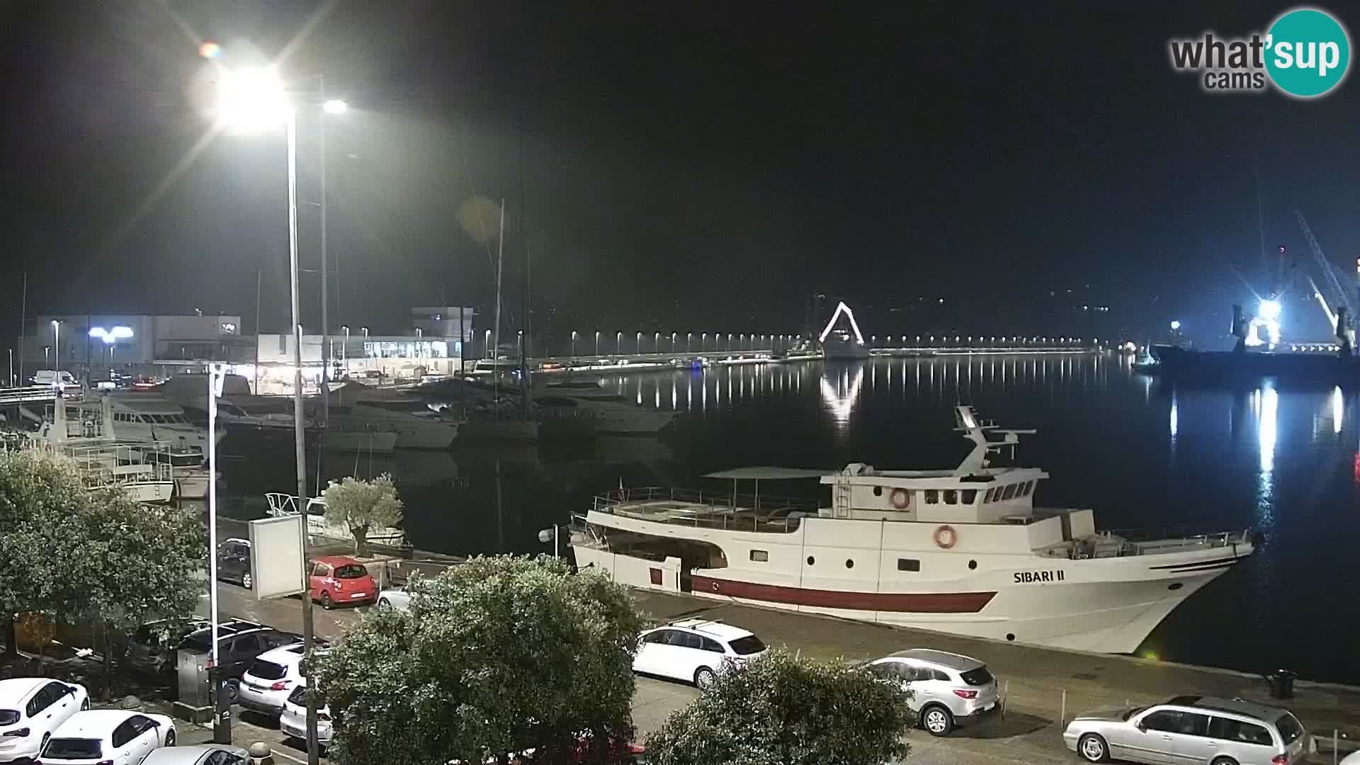 La Riva e la Marina a Rijeka (Fiume) – Live Webcam Croazia