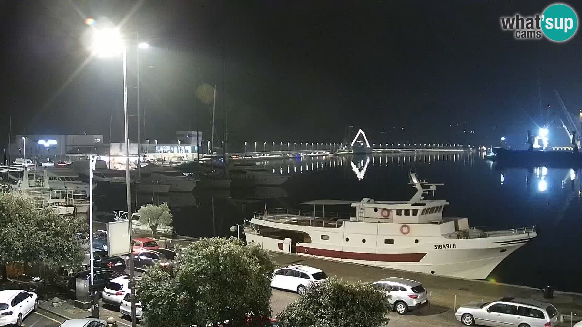 La Riva e la Marina a Rijeka (Fiume) – Live Webcam Croazia