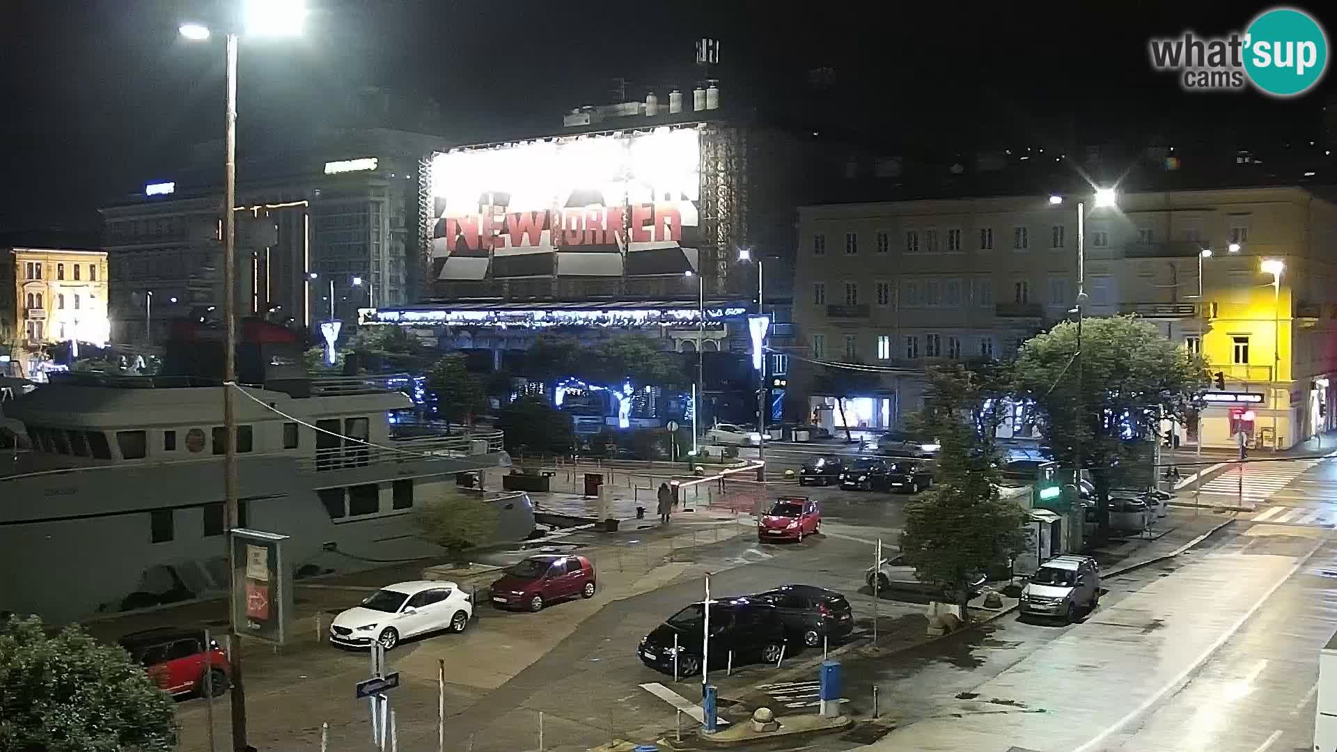 La Riva e la Marina a Rijeka (Fiume) – Live Webcam Croazia