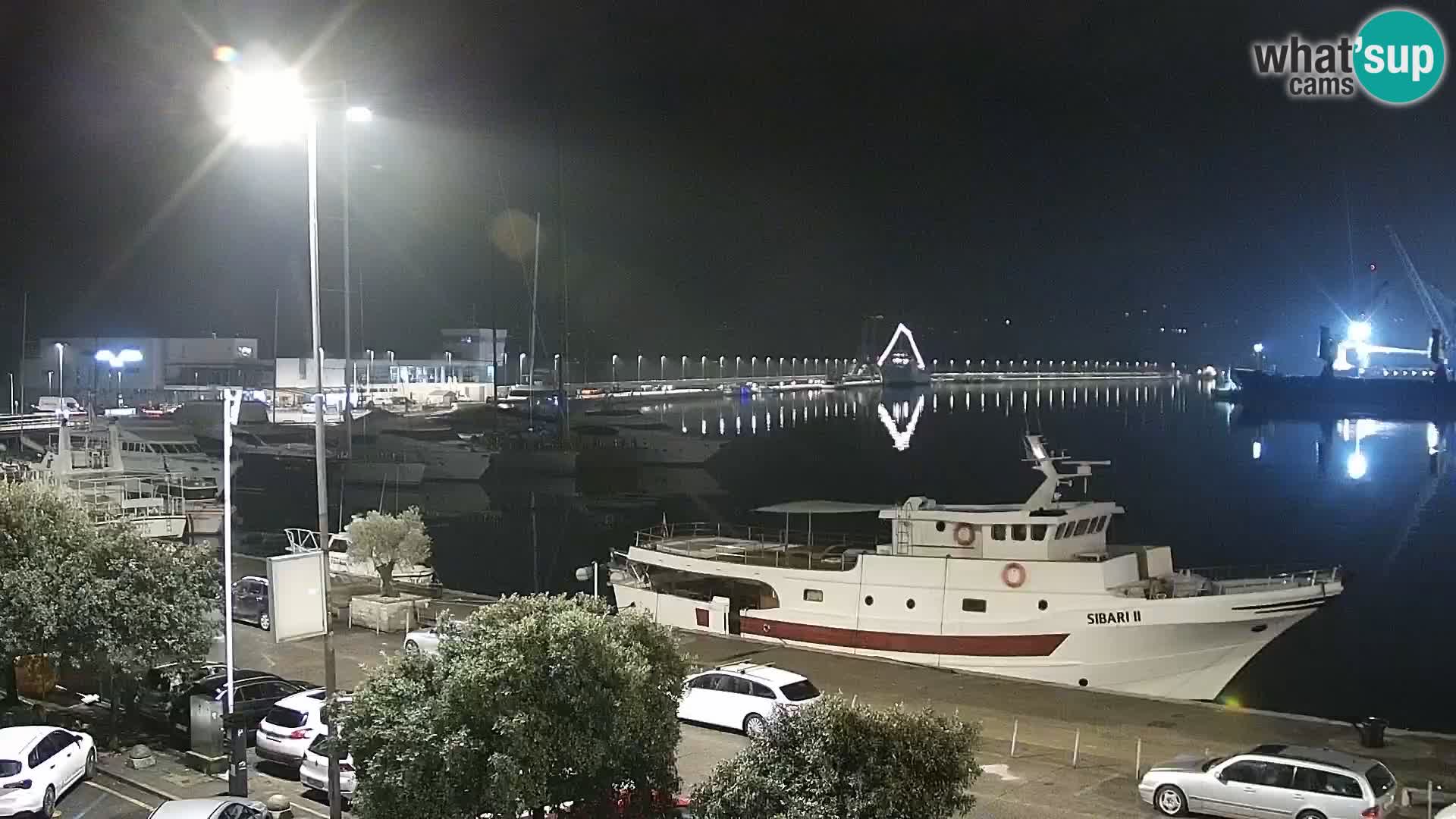 La Riva y Marina en Rijeka – Webcam en vivo Croacia