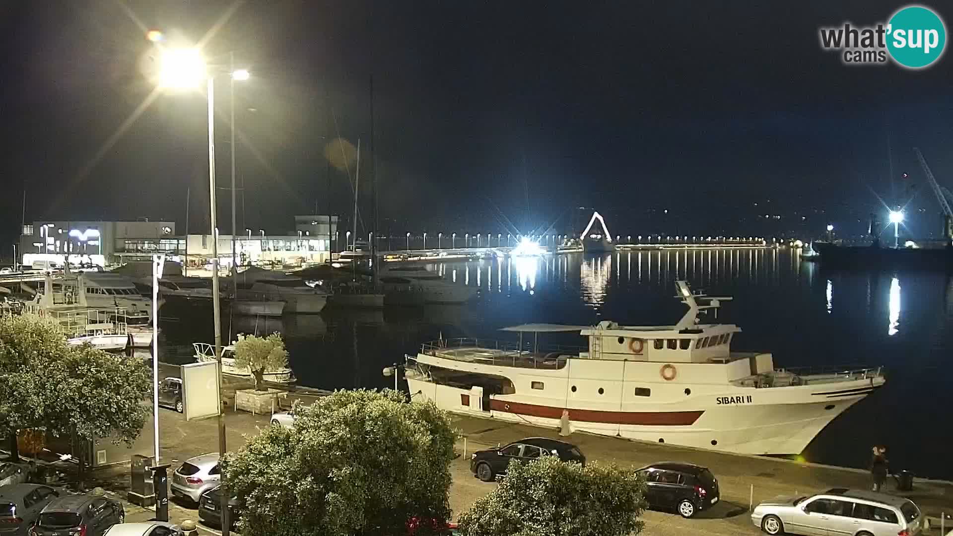 La Riva e la Marina a Rijeka (Fiume) – Live Webcam Croazia