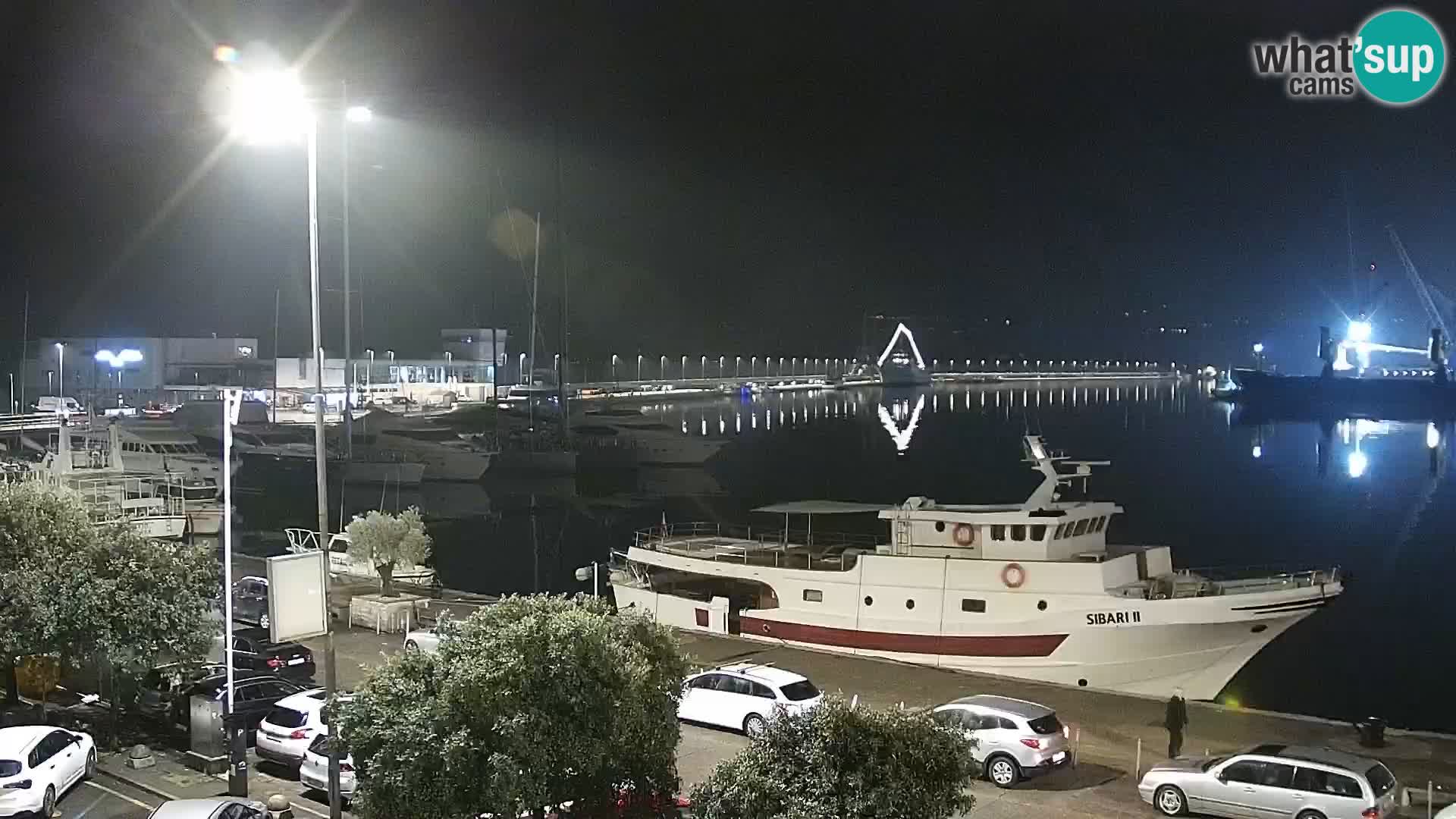 The Riva and Marina in Rijeka – Live Webcam Croatia