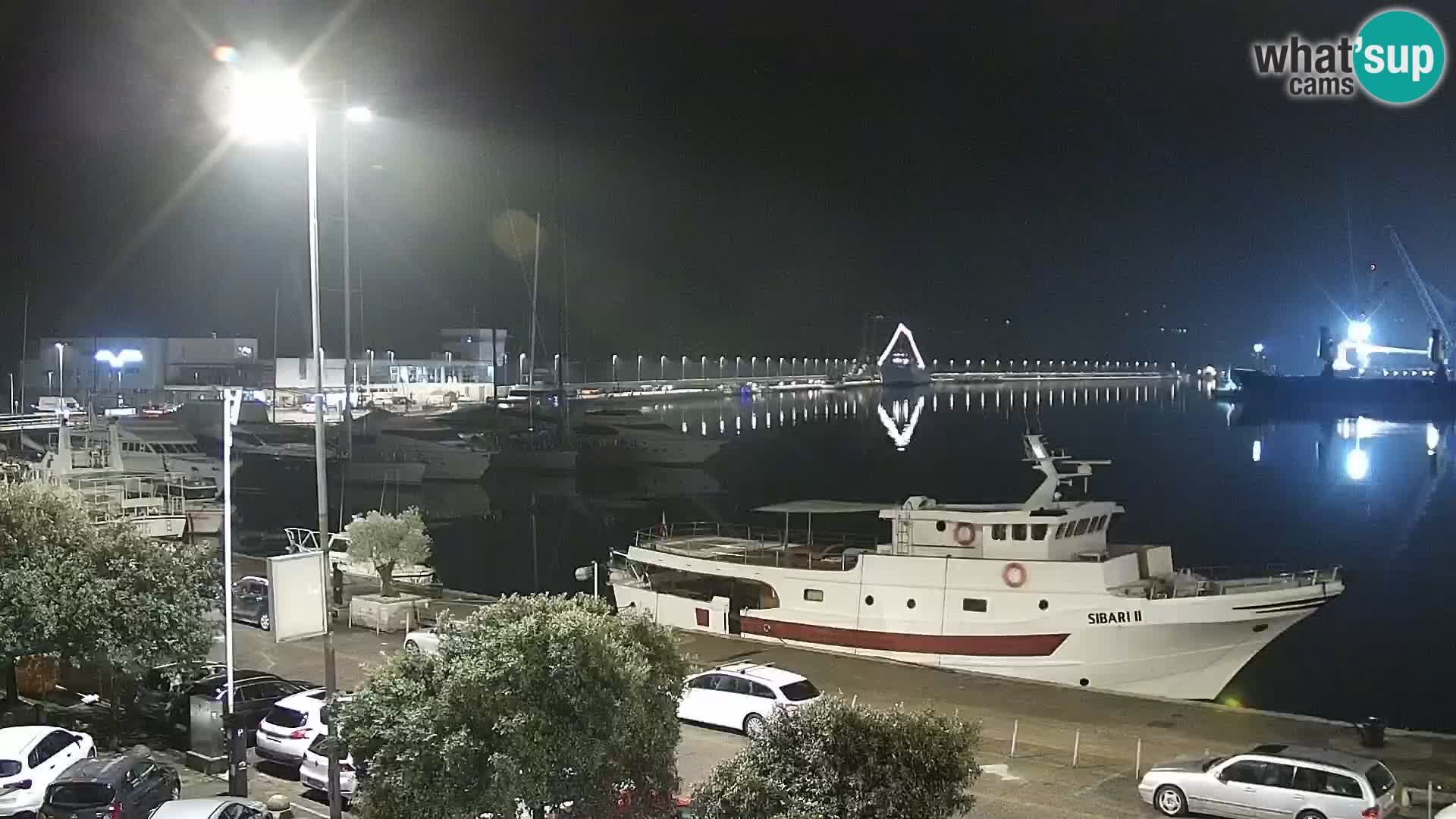 La Riva y Marina en Rijeka – Webcam en vivo Croacia