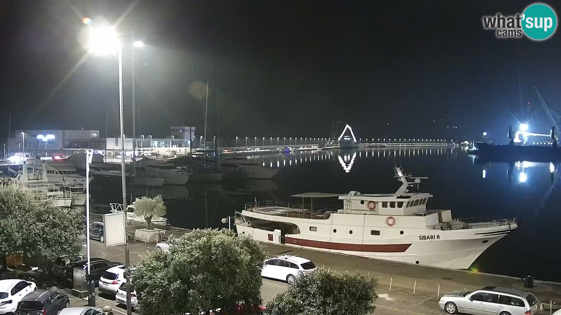 La Riva e la Marina a Rijeka (Fiume) – Live Webcam Croazia