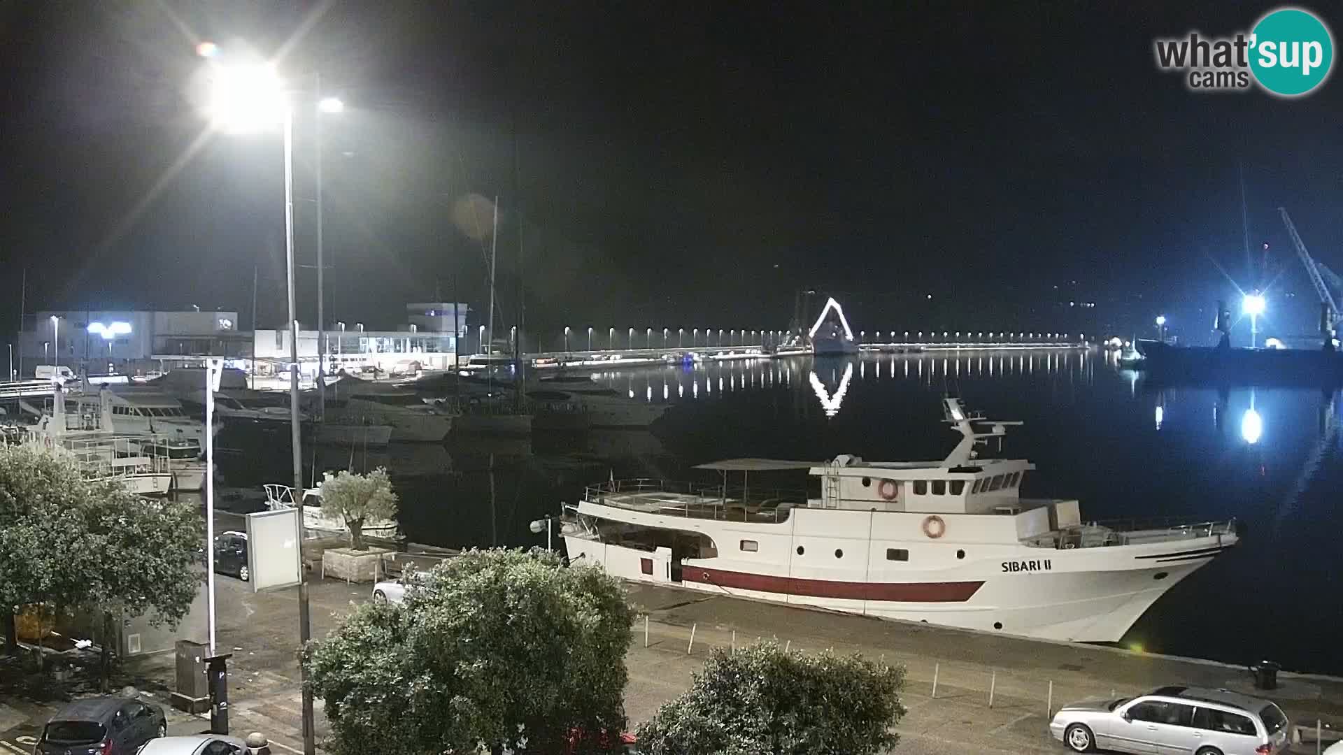 Die Riva und Marina in Rijeka – Live Webcam Kroatien