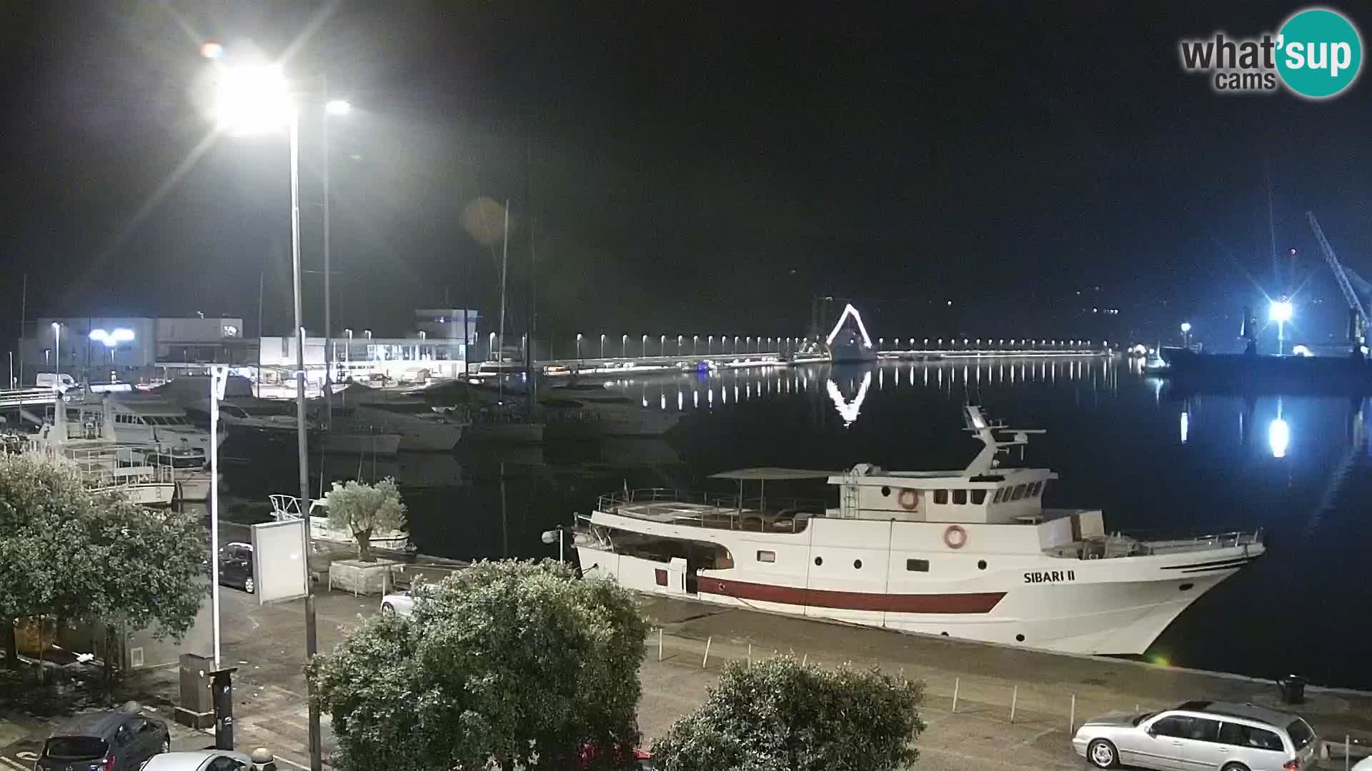 La Riva et Marina à Rijeka – Live Webcam Croatie