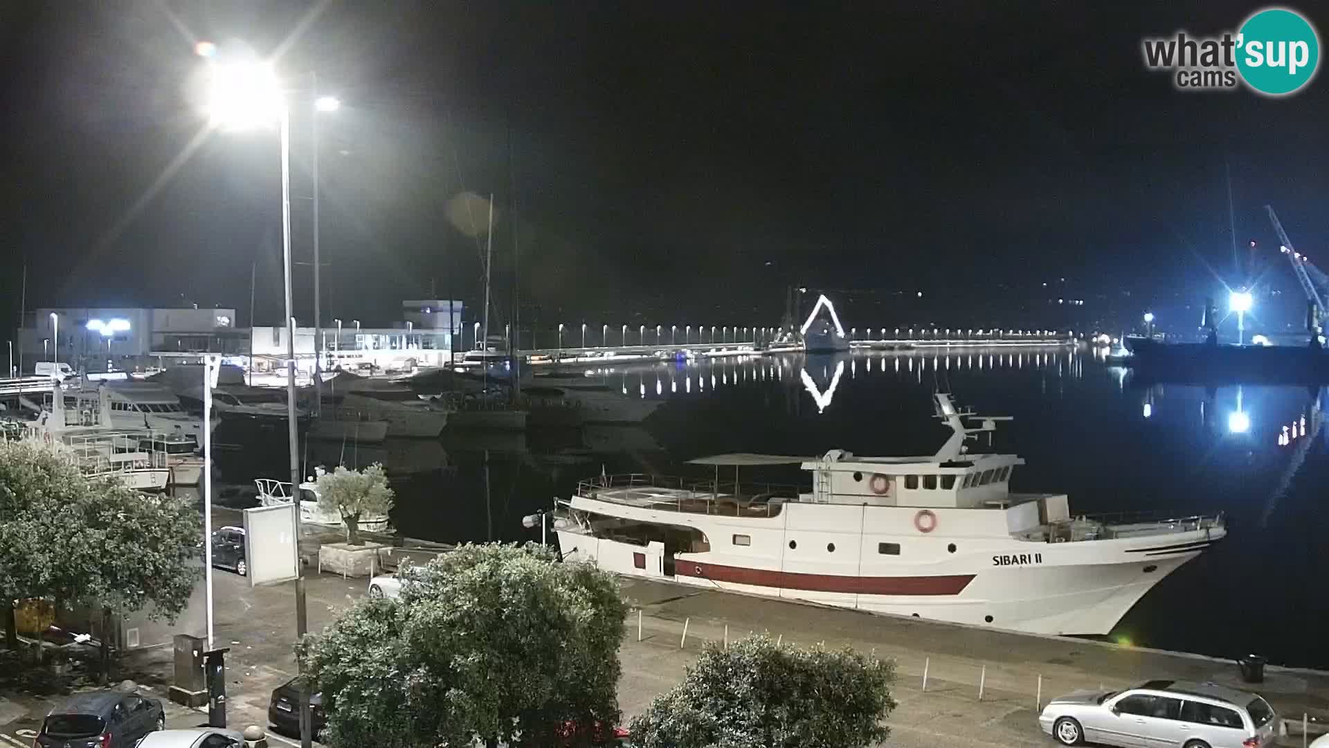 La Riva et Marina à Rijeka – Live Webcam Croatie