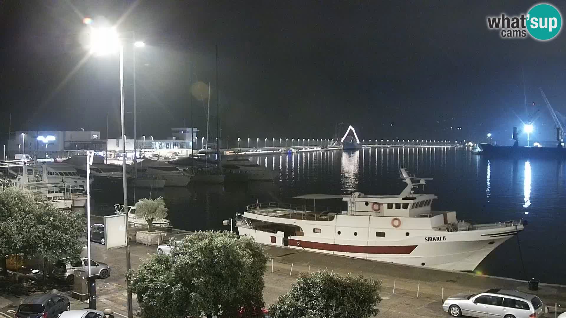 La Riva e la Marina a Rijeka (Fiume) – Live Webcam Croazia