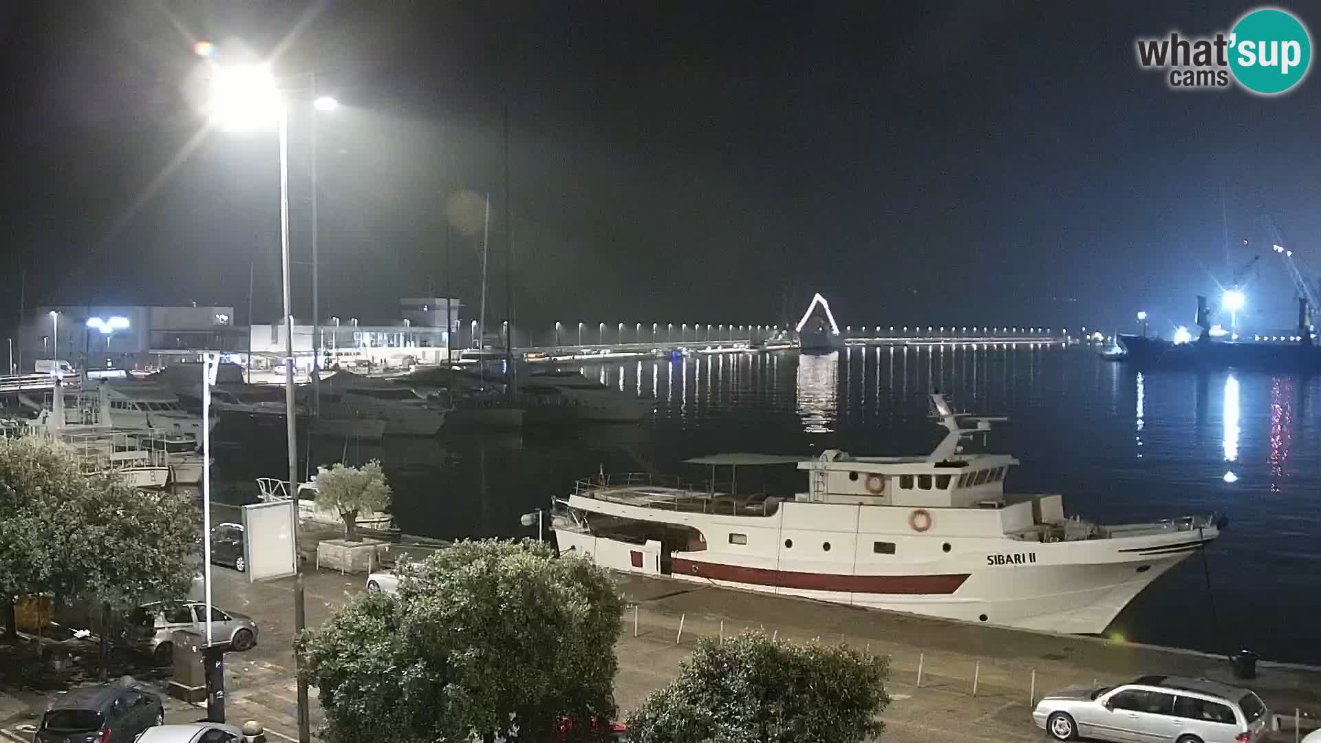 La Riva et Marina à Rijeka – Live Webcam Croatie