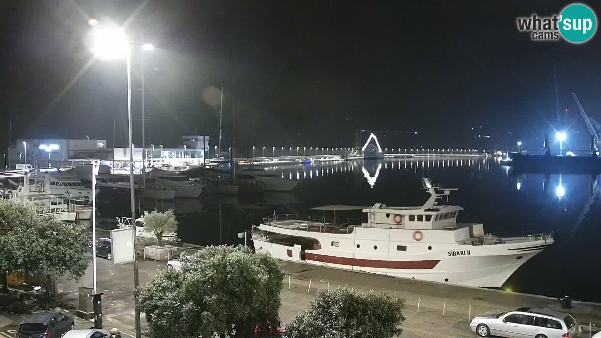 La Riva y Marina en Rijeka – Webcam en vivo Croacia