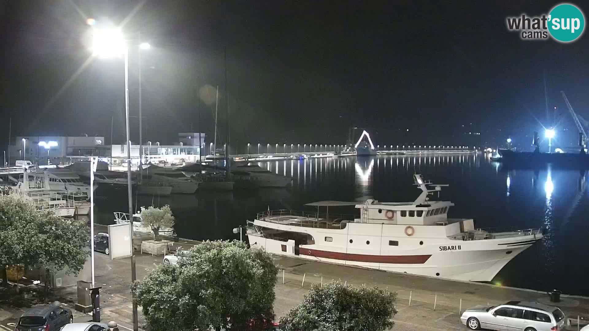 La Riva et Marina à Rijeka – Live Webcam Croatie