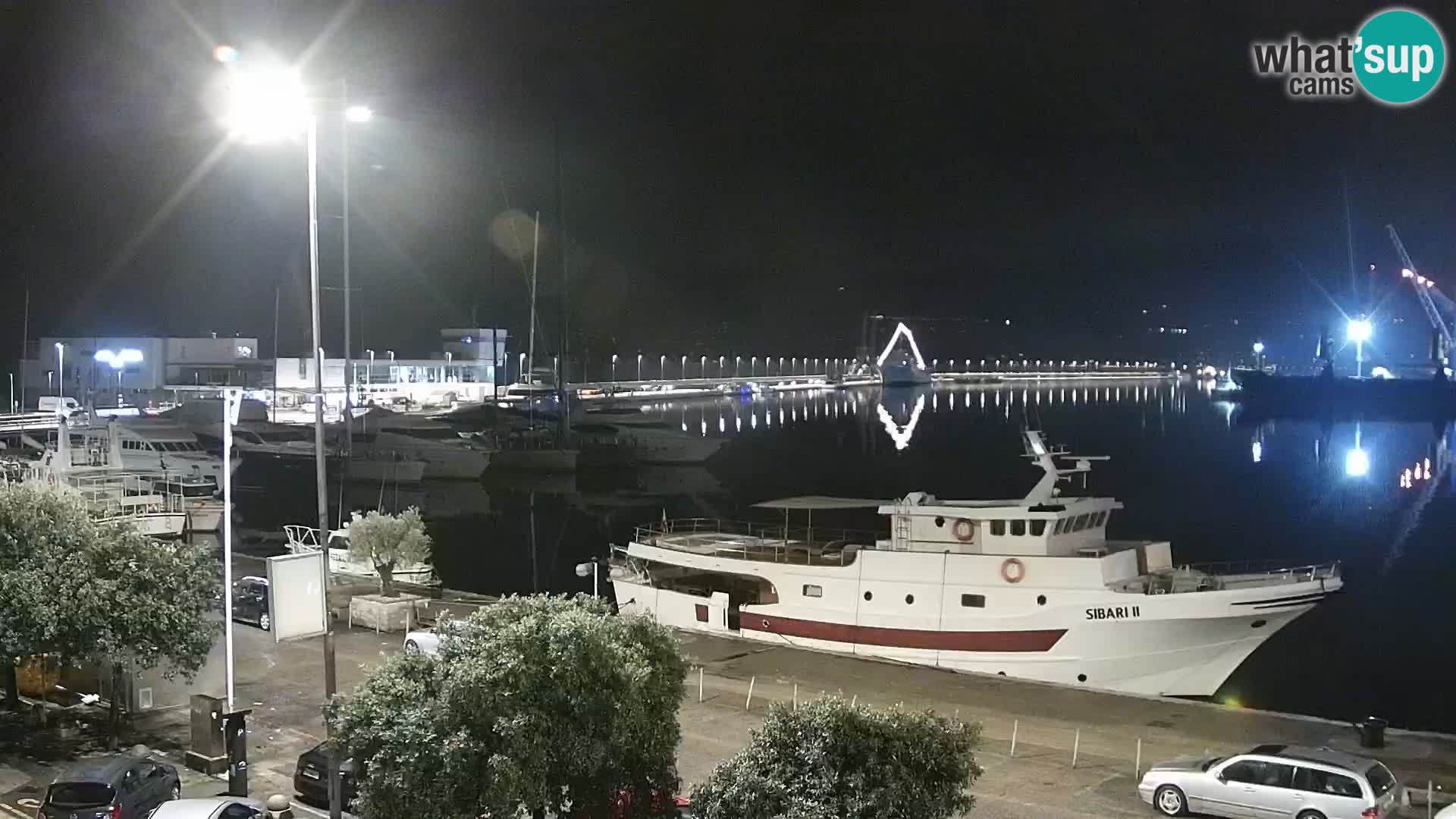 Die Riva und Marina in Rijeka – Live Webcam Kroatien