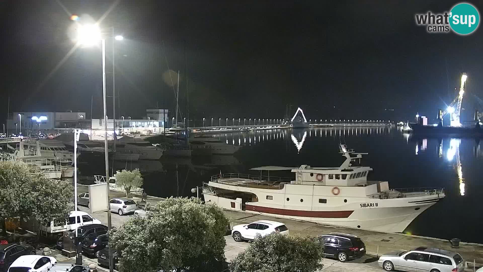 Die Riva und Marina in Rijeka – Live Webcam Kroatien