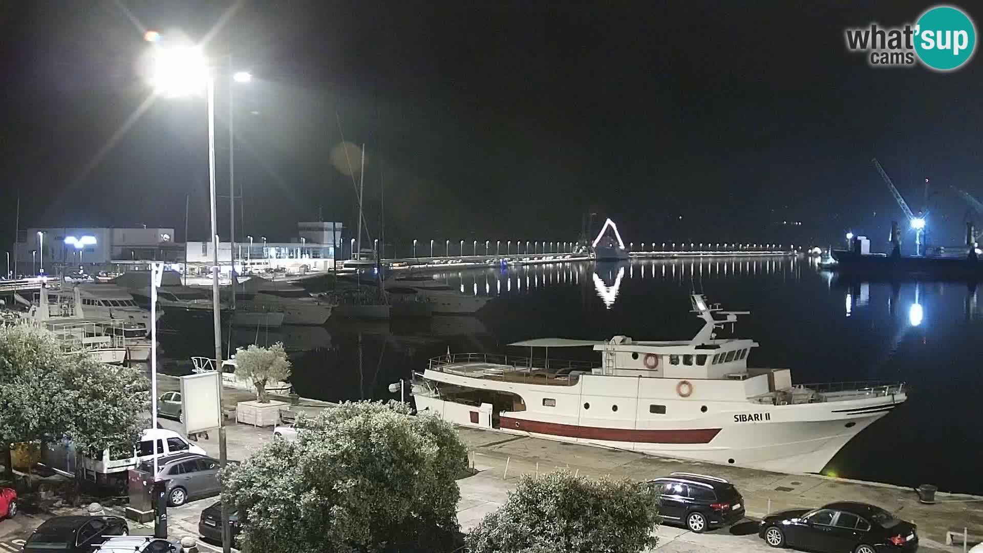 The Riva and Marina in Rijeka  – Live Webcam Croatia