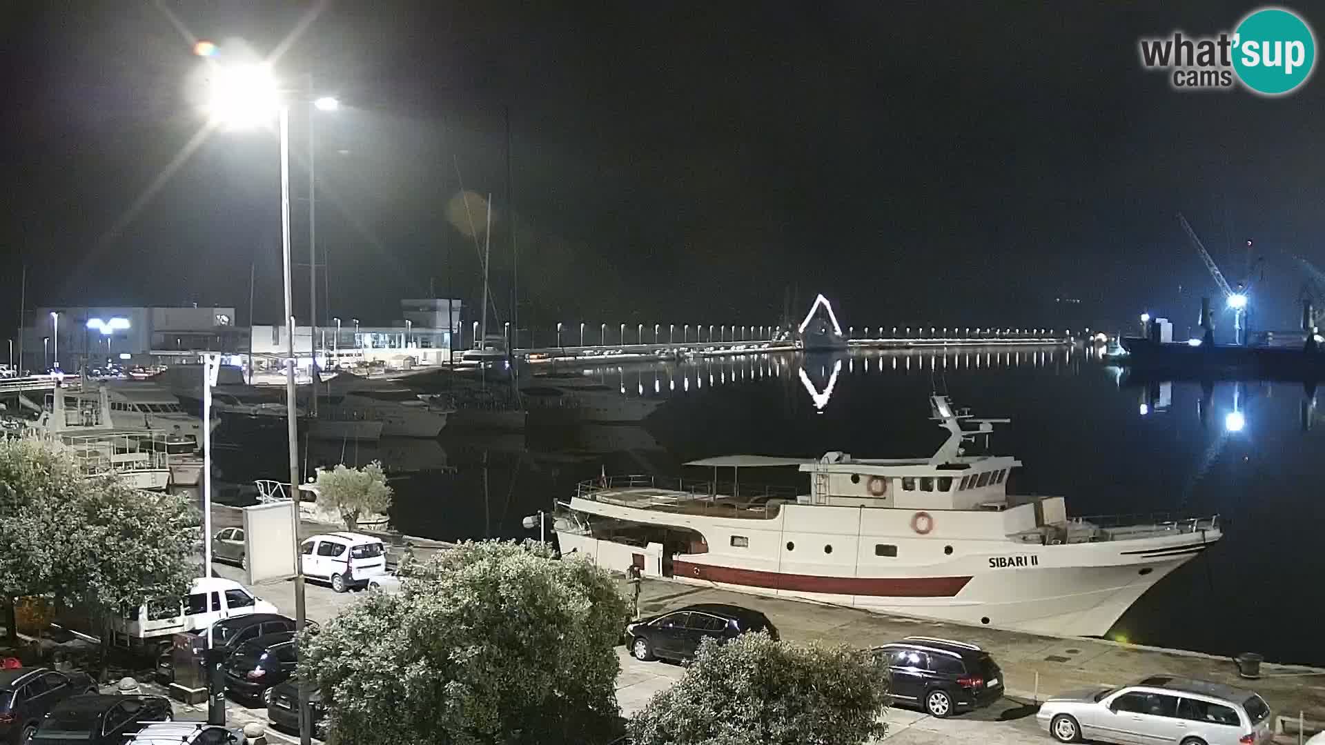 La Riva y Marina en Rijeka – Webcam en vivo Croacia