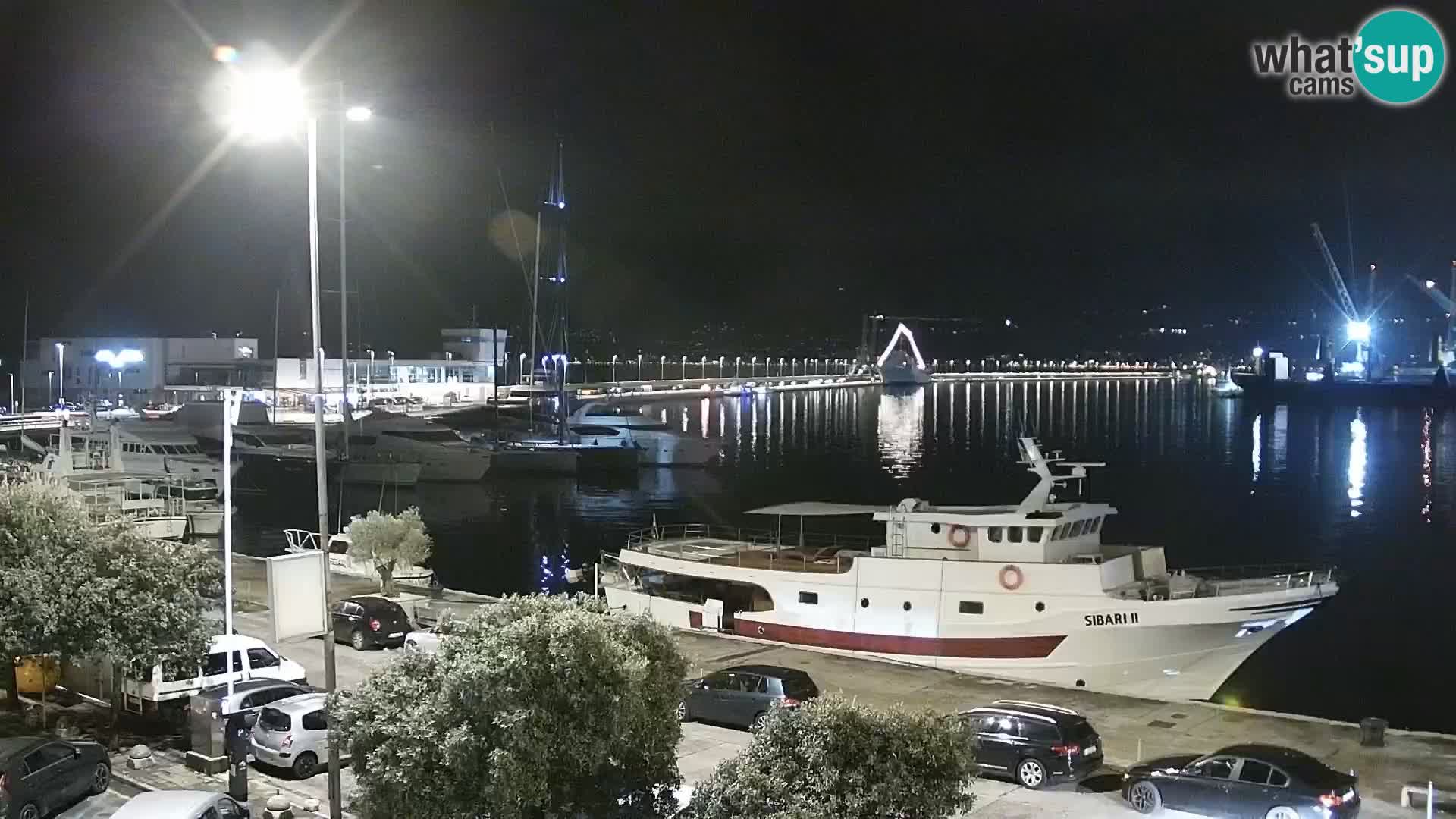 La Riva y Marina en Rijeka – Webcam en vivo Croacia