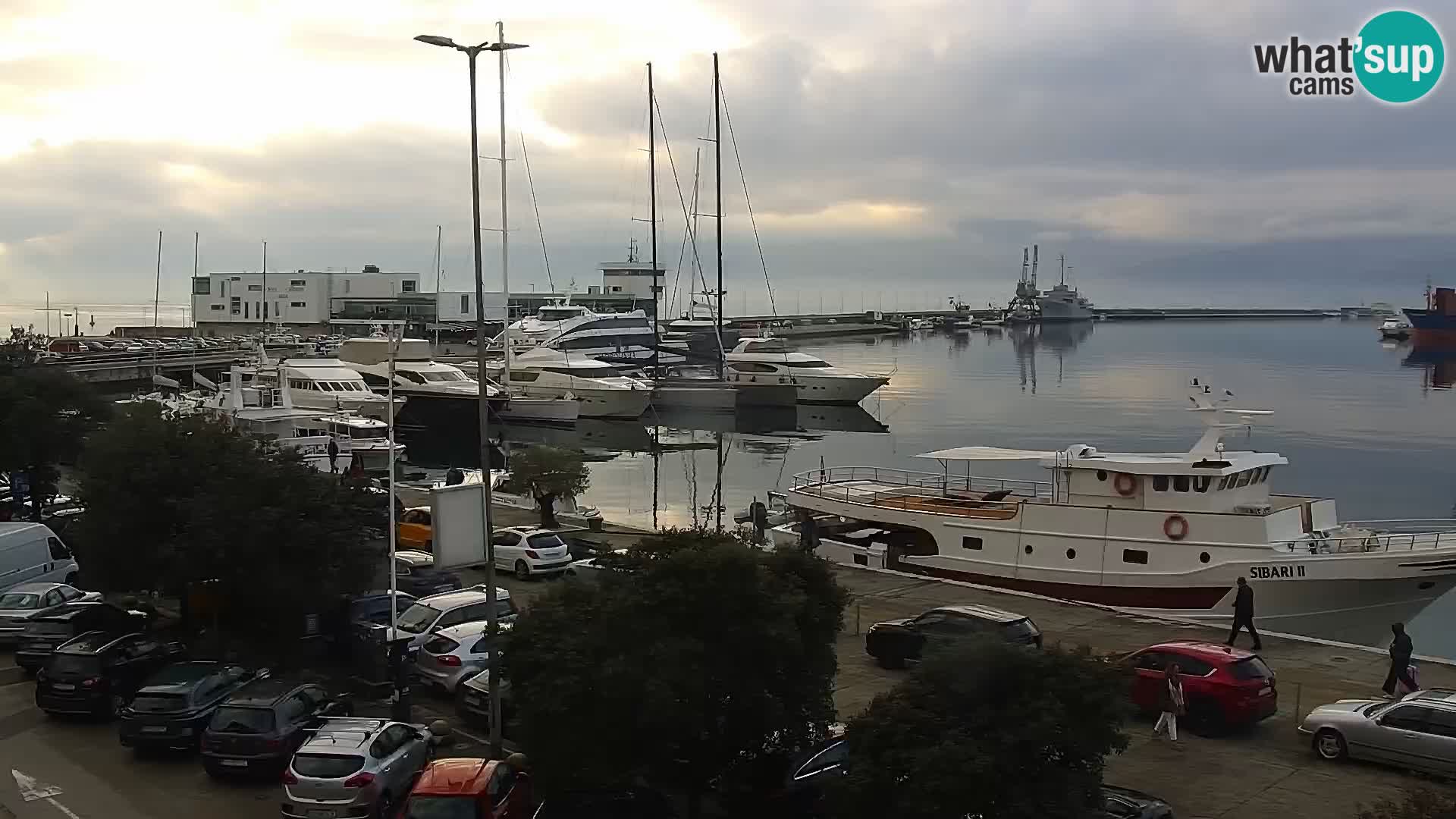 The Riva and Marina in Rijeka – Live Webcam Croatia