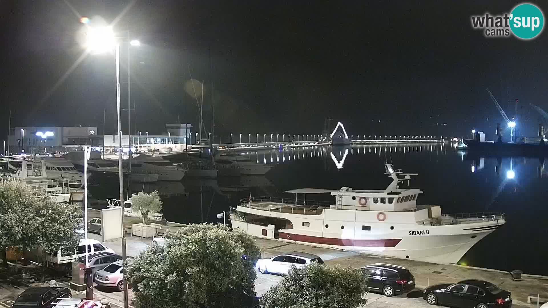 La Riva y Marina en Rijeka – Webcam en vivo Croacia