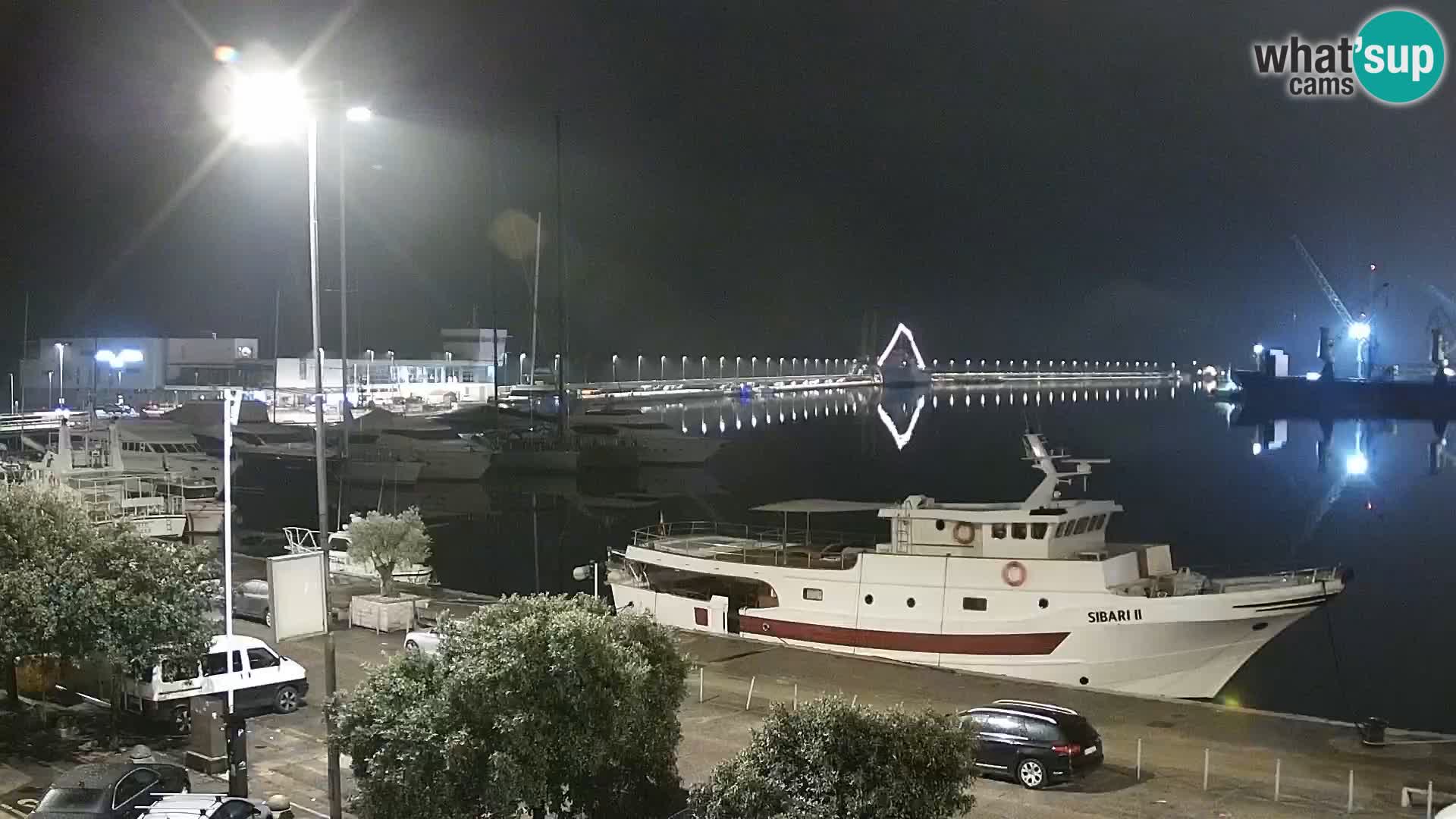 Die Riva und Marina in Rijeka – Live Webcam Kroatien