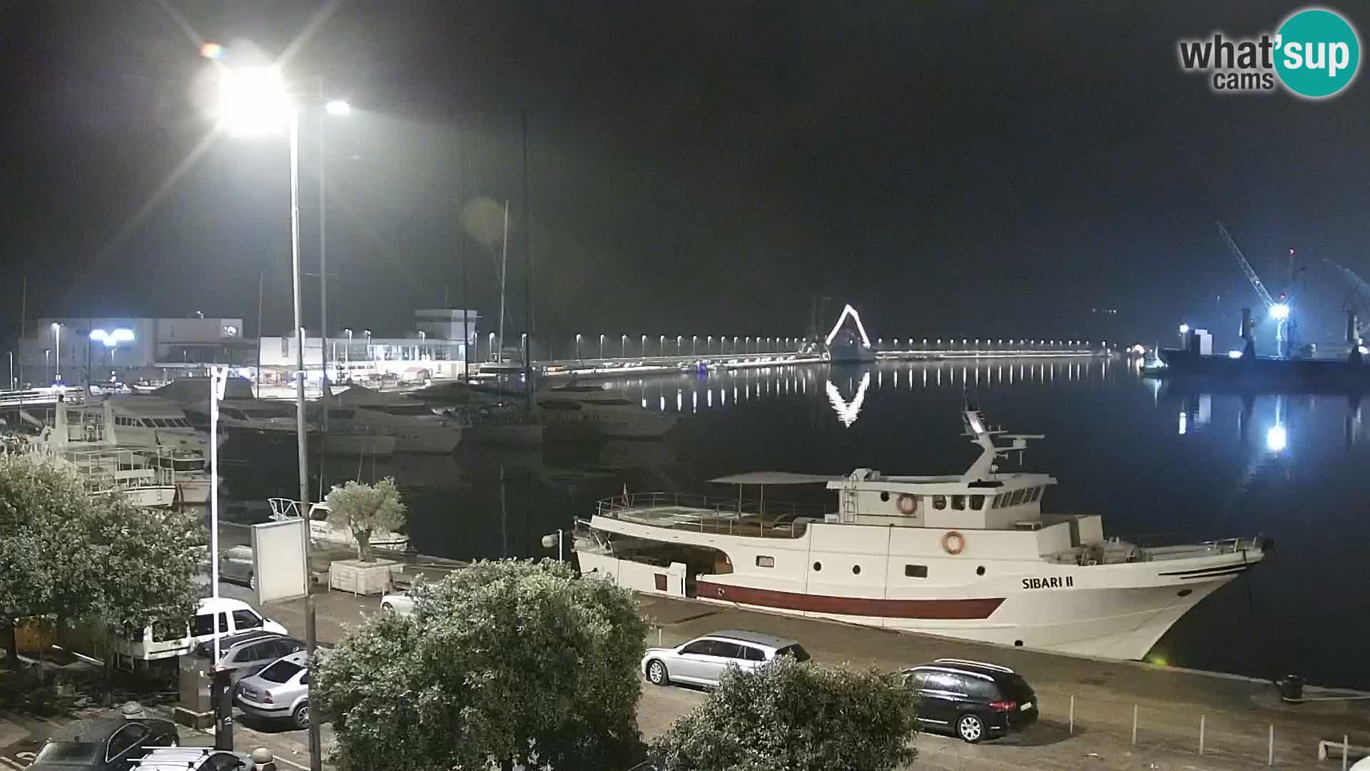 La Riva y Marina en Rijeka – Webcam en vivo Croacia