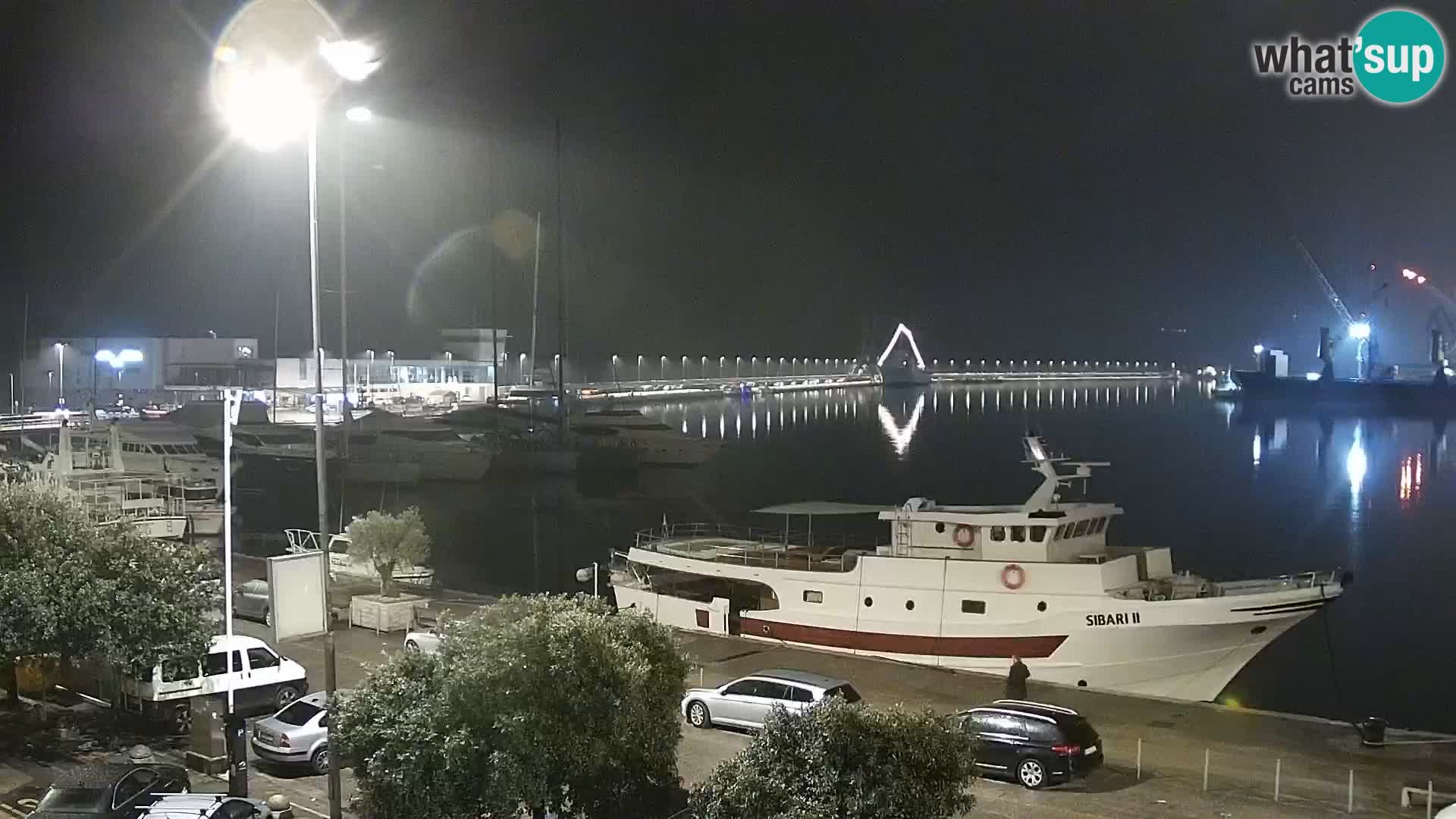 The Riva and Marina in Rijeka  – Live Webcam Croatia