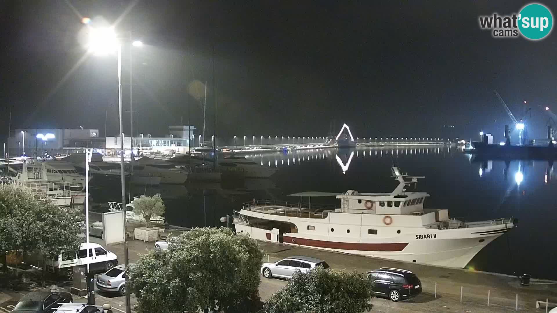 The Riva and Marina in Rijeka  – Live Webcam Croatia