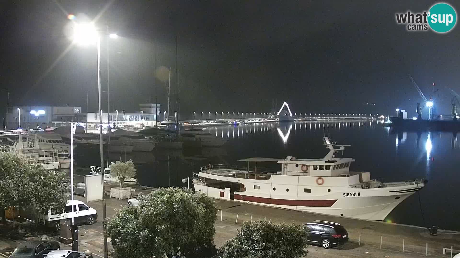 La Riva et Marina à Rijeka – Live Webcam Croatie