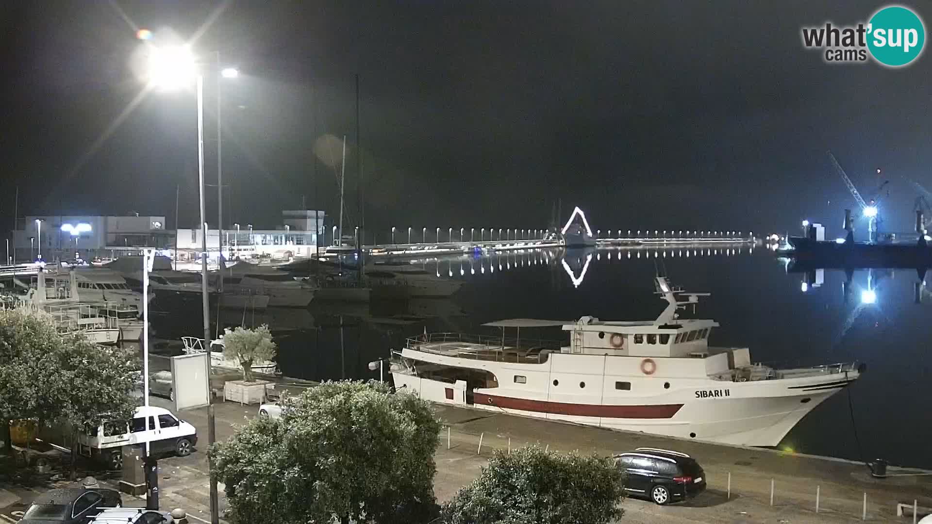La Riva et Marina à Rijeka – Live Webcam Croatie