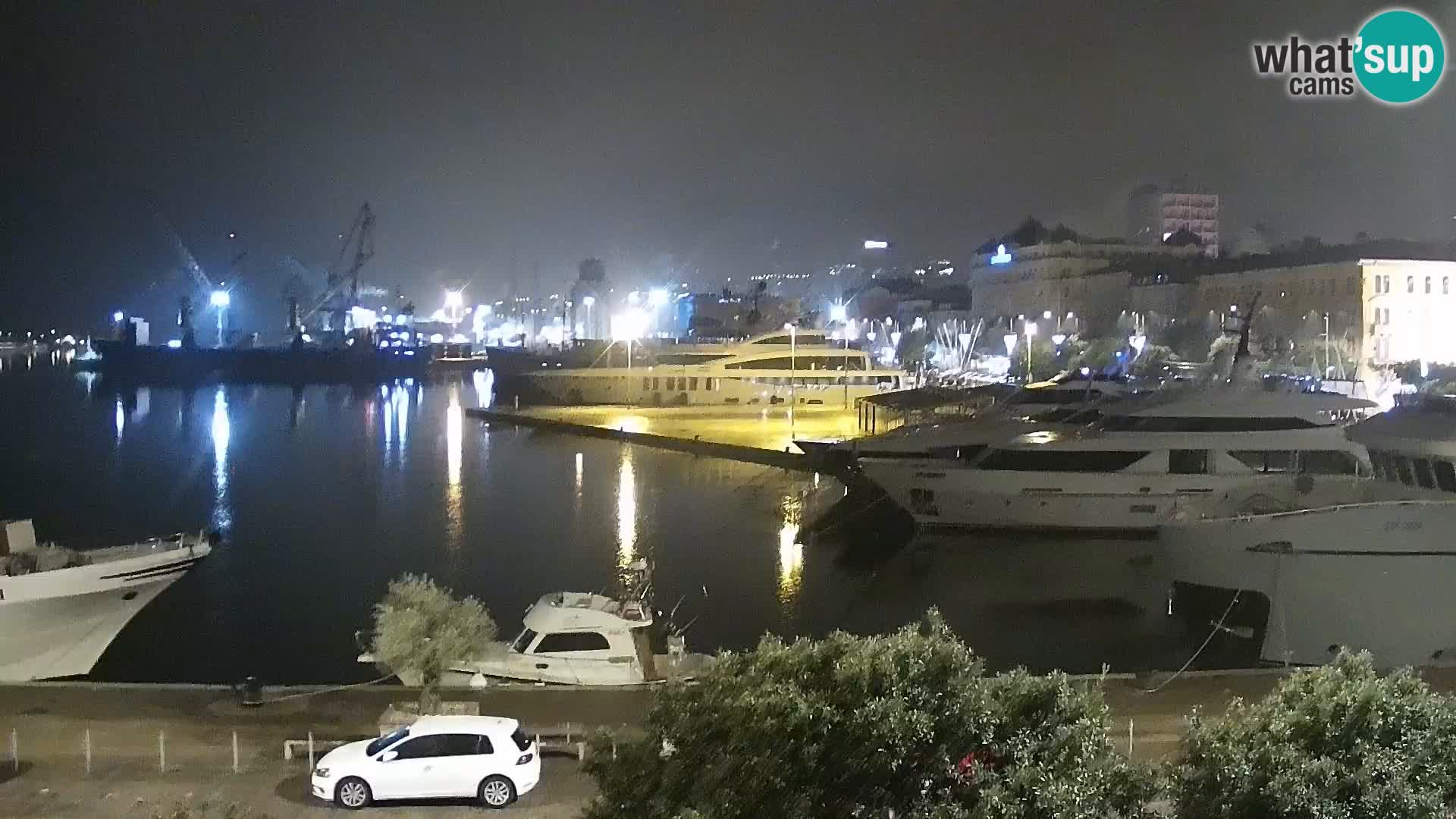 La Riva e la Marina a Rijeka (Fiume) – Live Webcam Croazia