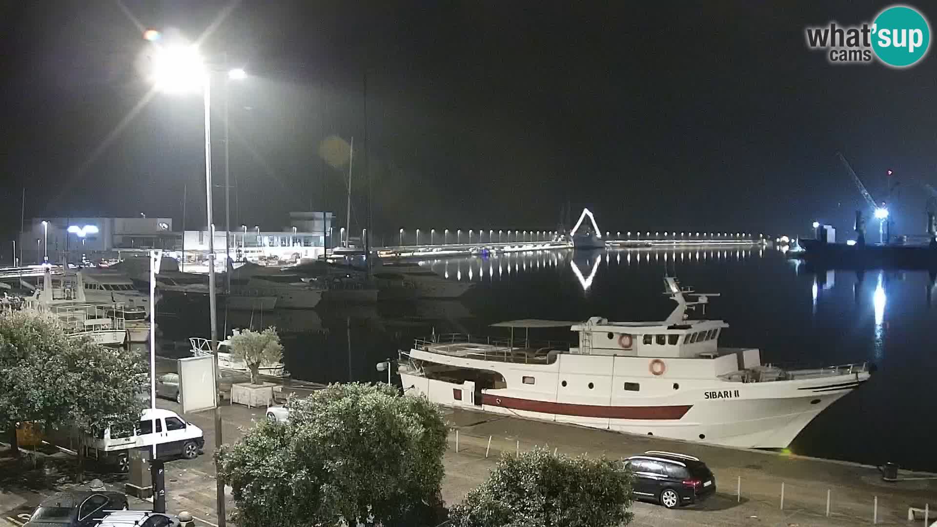 Die Riva und Marina in Rijeka – Live Webcam Kroatien