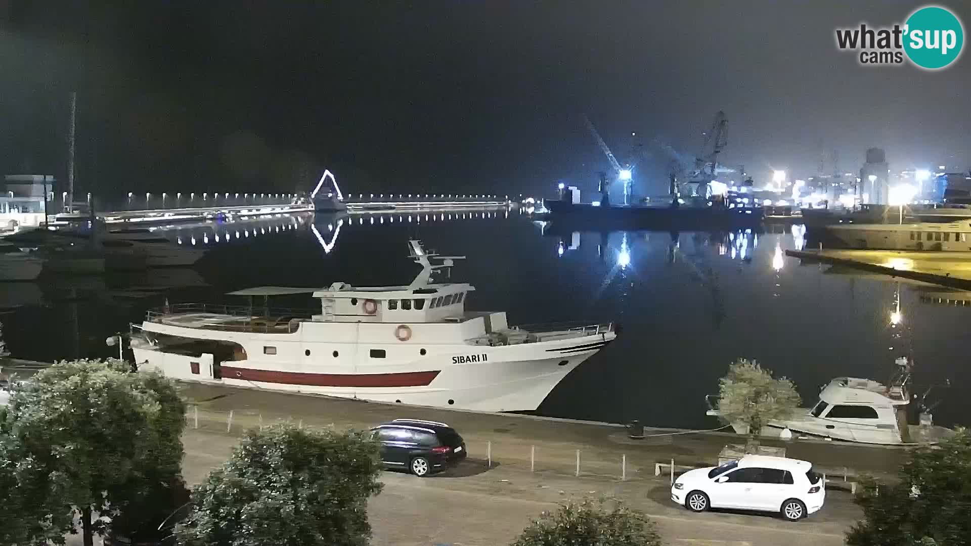 La Riva et Marina à Rijeka – Live Webcam Croatie