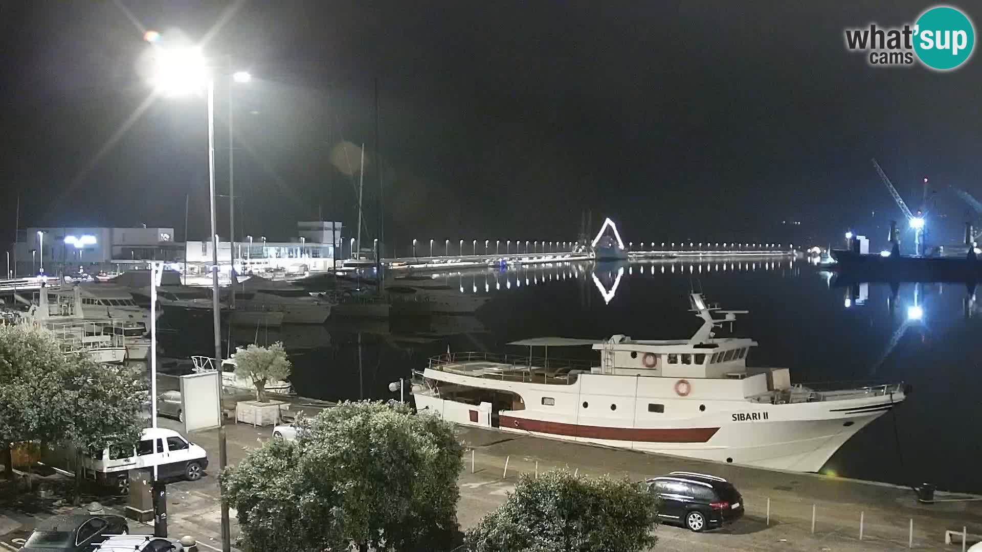 The Riva and Marina in Rijeka  – Live Webcam Croatia
