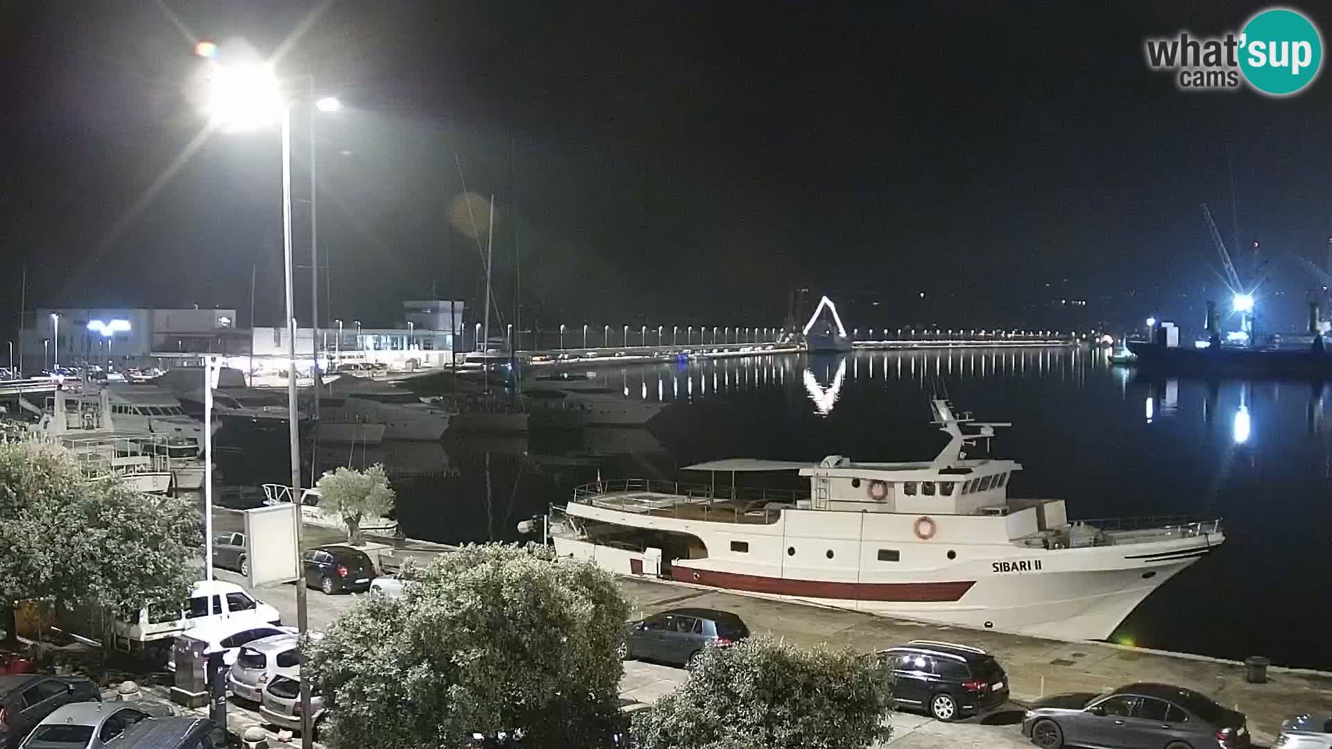 Die Riva und Marina in Rijeka – Live Webcam Kroatien