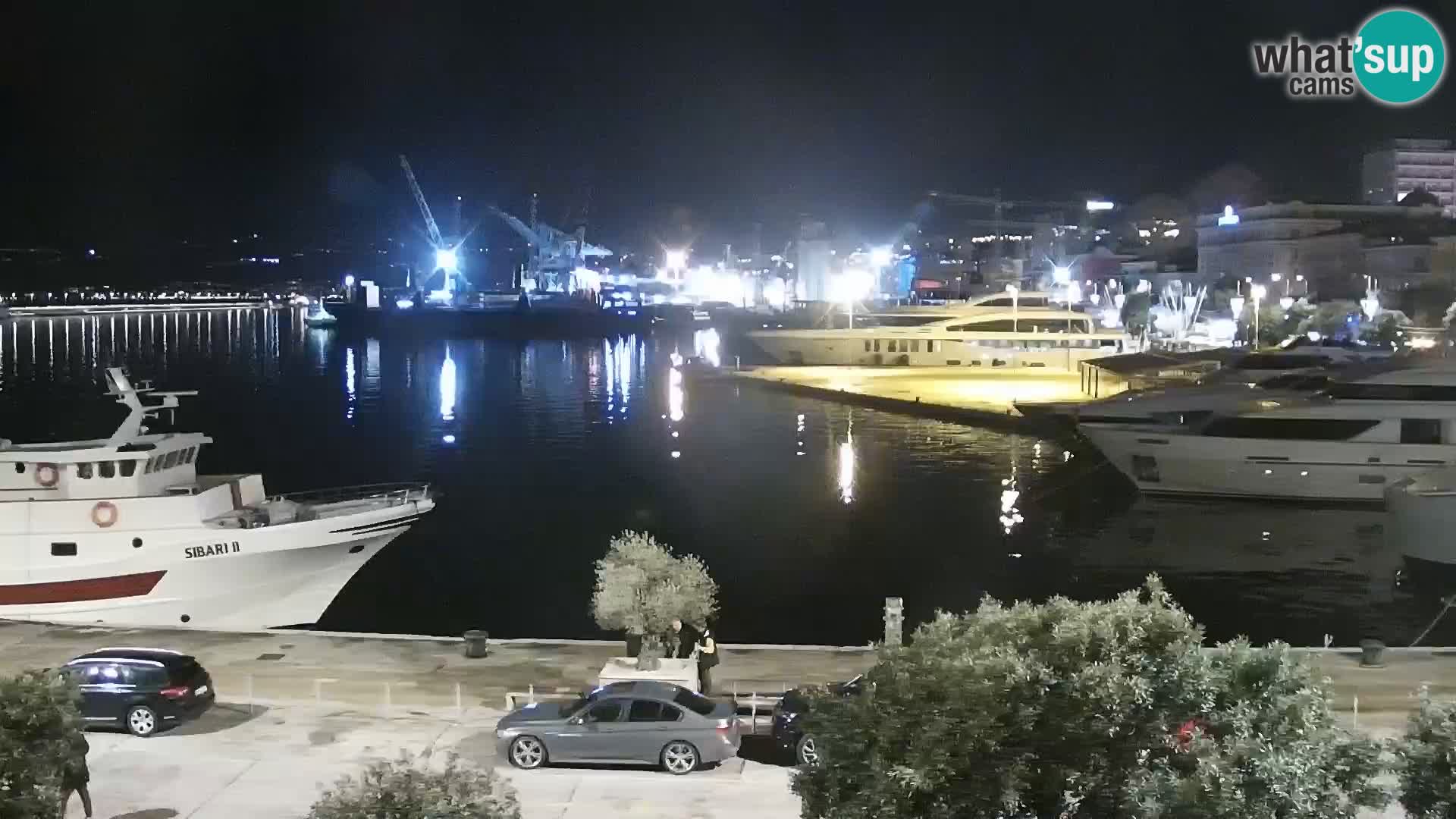 La Riva y Marina en Rijeka – Webcam en vivo Croacia