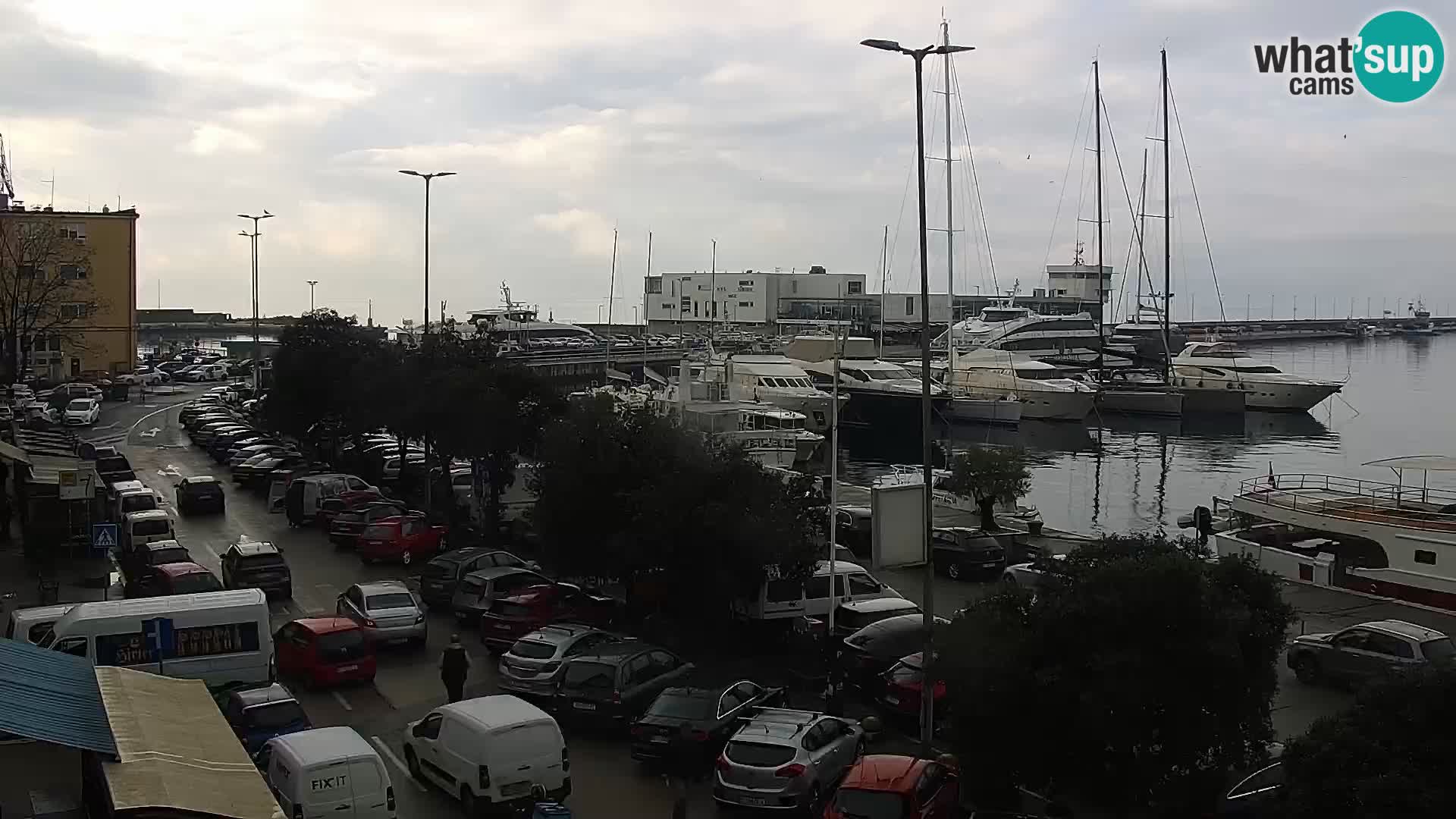 La Riva e la Marina a Rijeka (Fiume) – Live Webcam Croazia